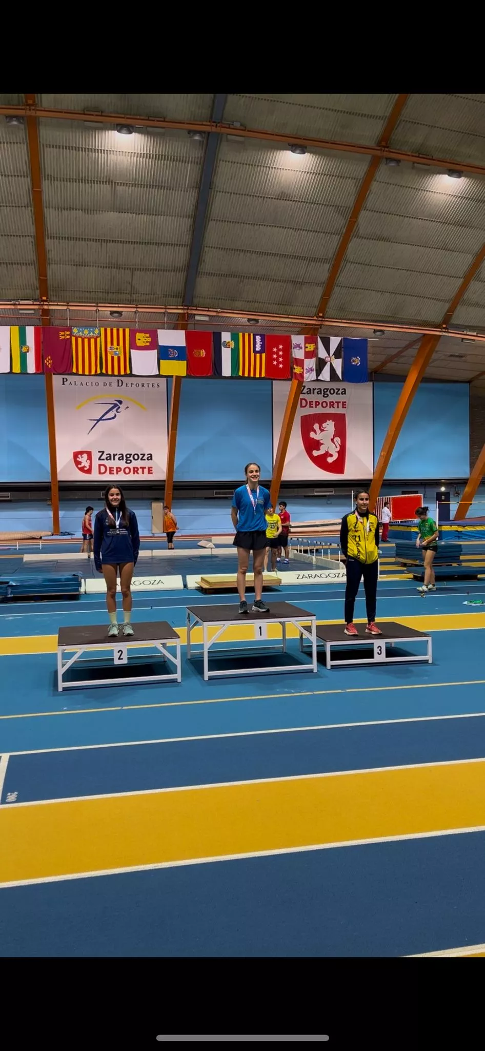 Podio de Vega Sierra (CA Barbastro), plata