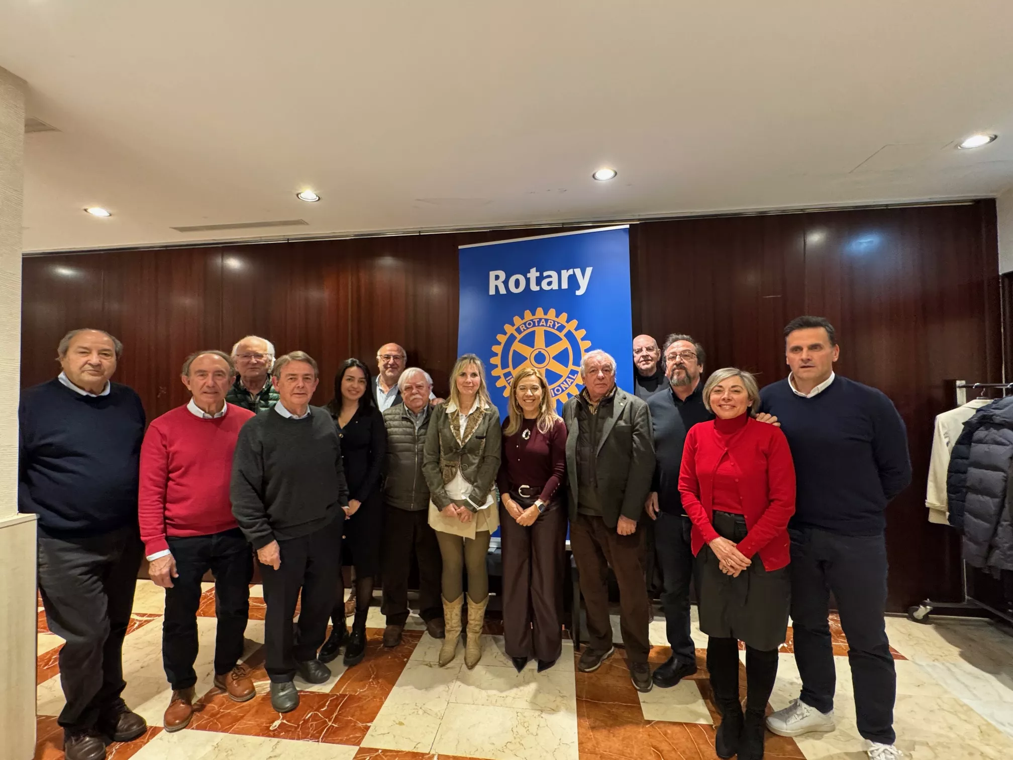 El Rotary Club de Huesca, con Ana Alós