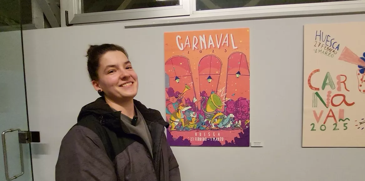 Entrega del premios del concurso del cartel de Carnaval de Huesca y apertura de la exposición. Foto Mercedes Manterola