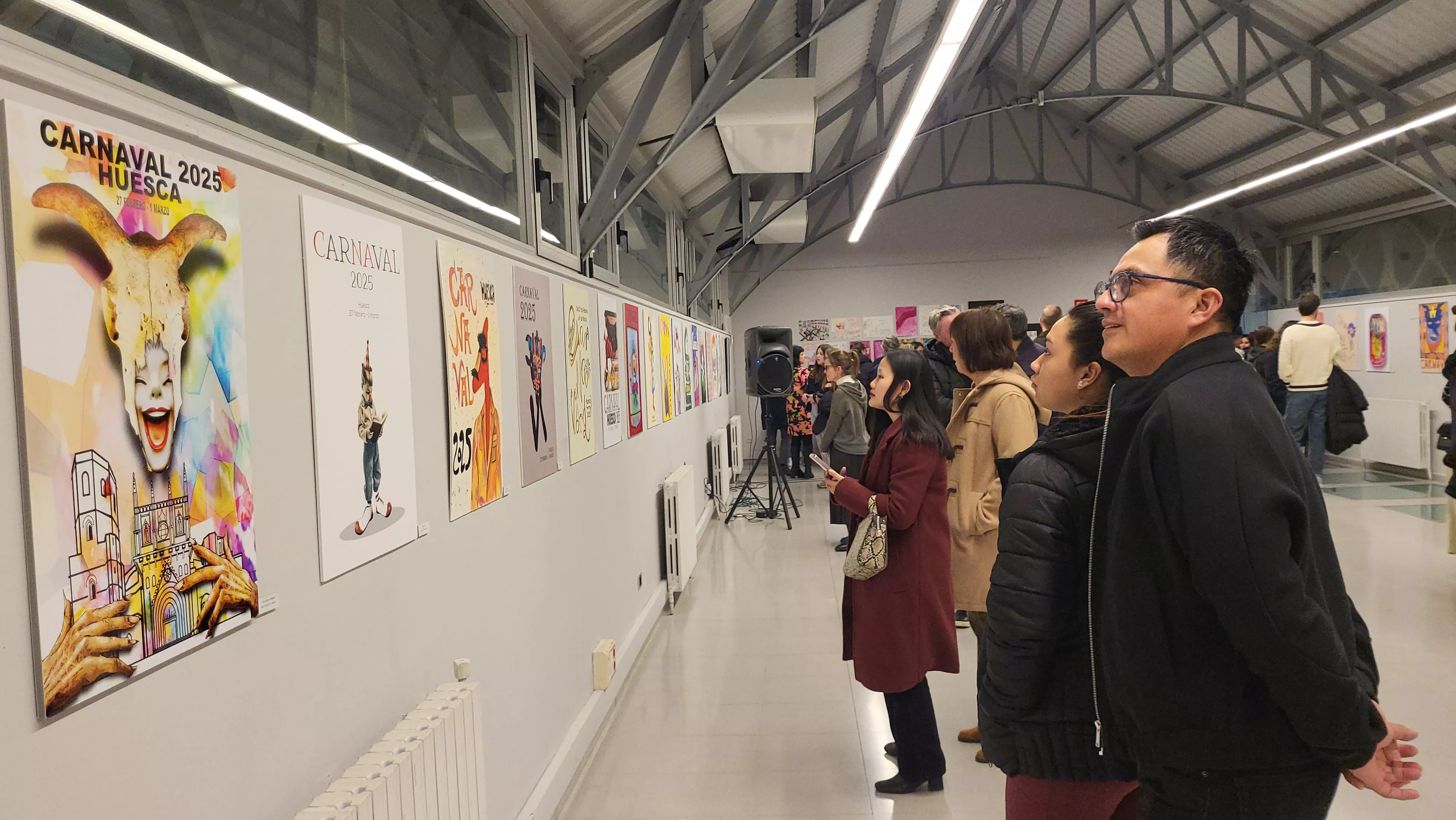 Entrega del premios del concurso del cartel de Carnaval de Huesca y apertura de la exposición. Foto Mercedes Manterola