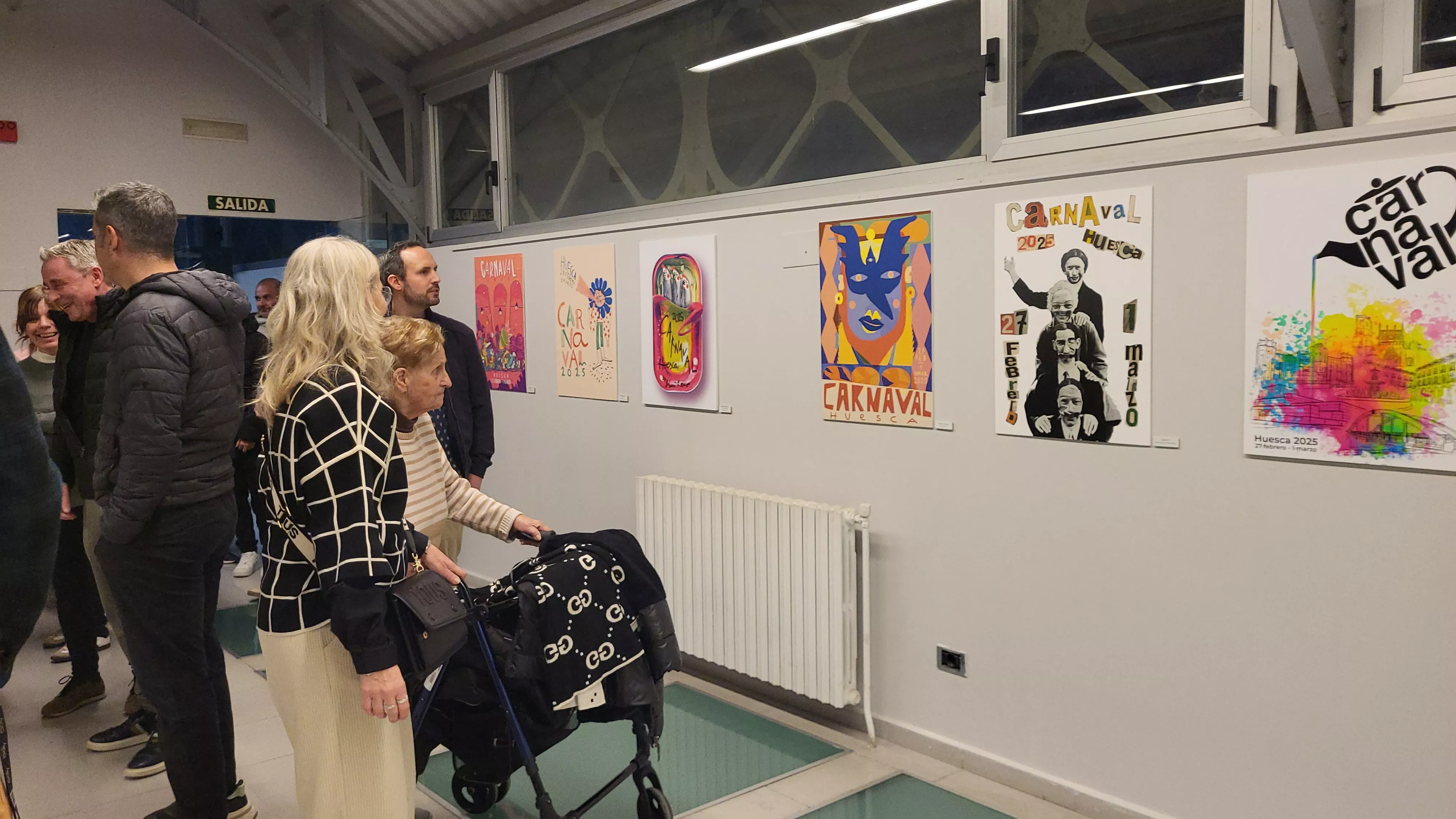 Entrega del premios del concurso del cartel de Carnaval de Huesca y apertura de la exposición. Foto Mercedes Manterola