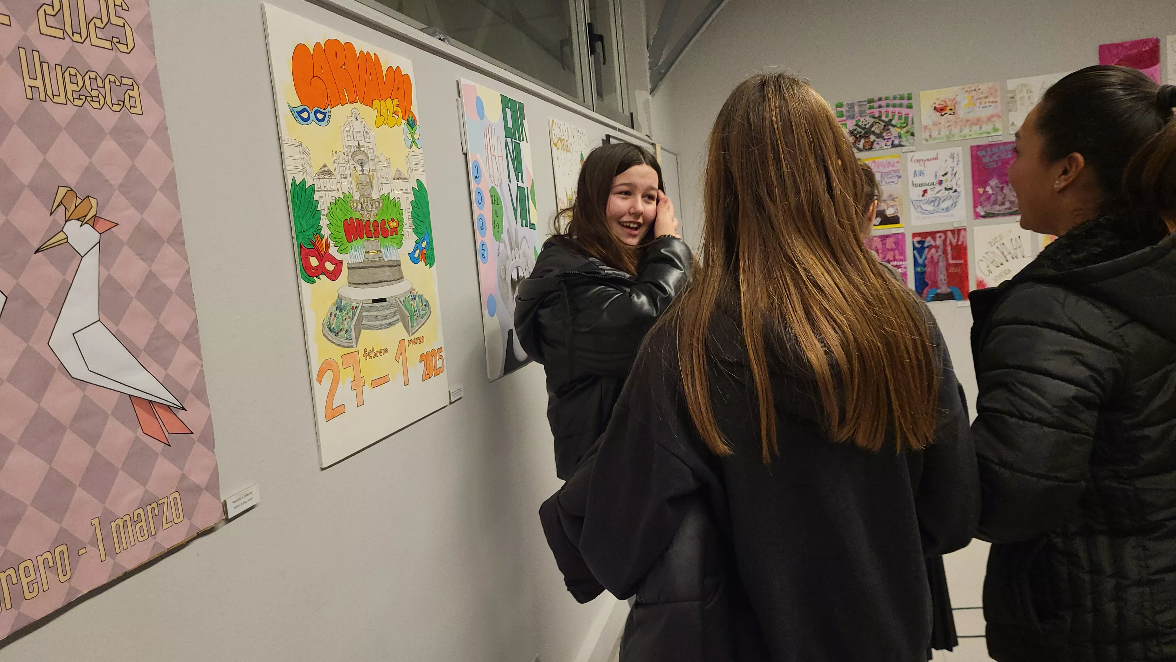 Entrega del premios del concurso del cartel de Carnaval de Huesca y apertura de la exposición. Foto Mercedes Manterola