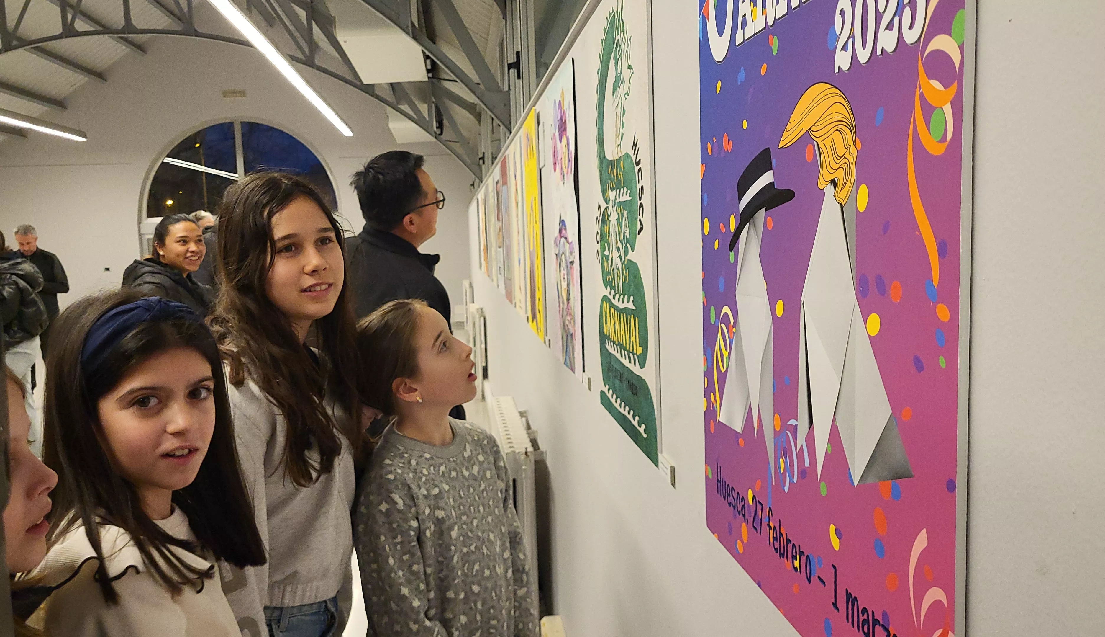 Entrega del premios del concurso del cartel de Carnaval de Huesca y apertura de la exposición. Foto Mercedes Manterola