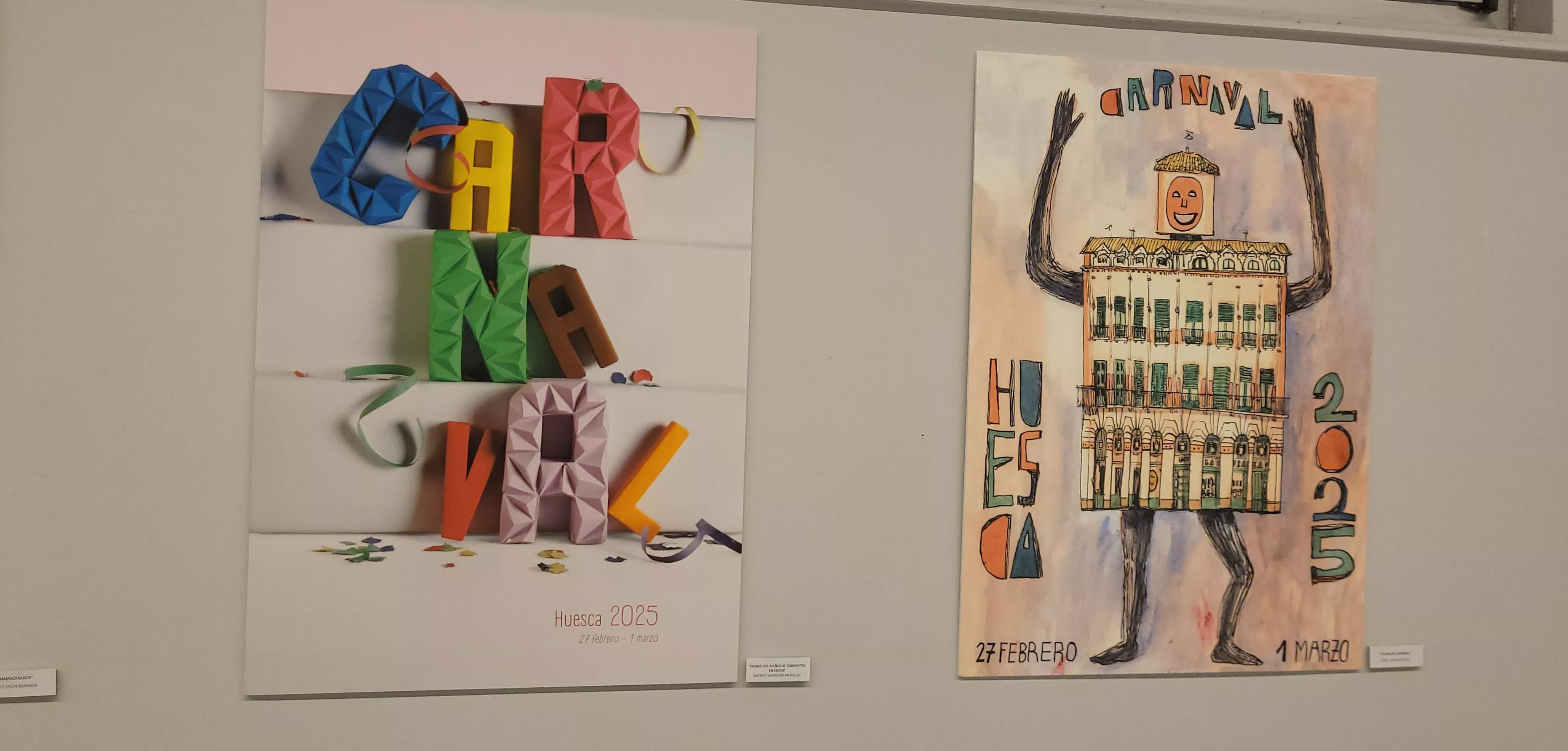 Entrega del premios del concurso del cartel de Carnaval de Huesca y apertura de la exposición. Foto Mercedes Manterola