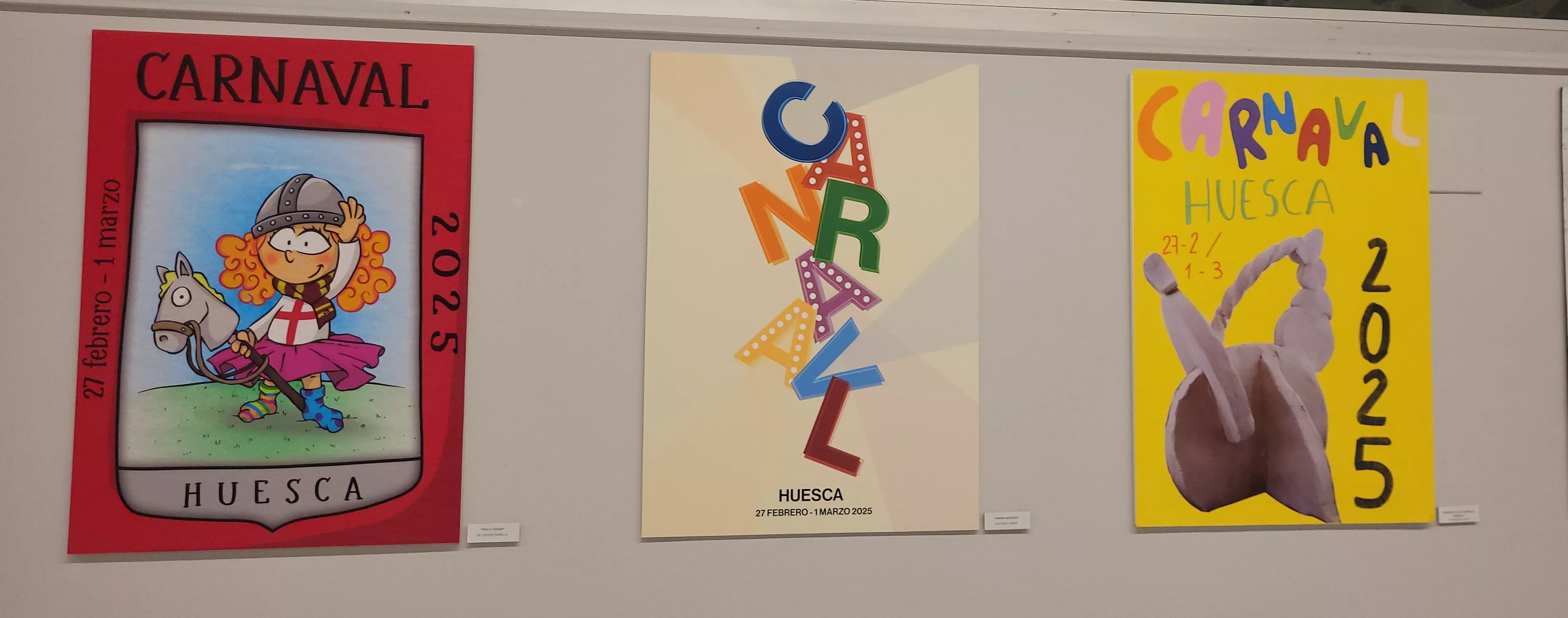 Entrega del premios del concurso del cartel de Carnaval de Huesca y apertura de la exposición. Foto Mercedes Manterola