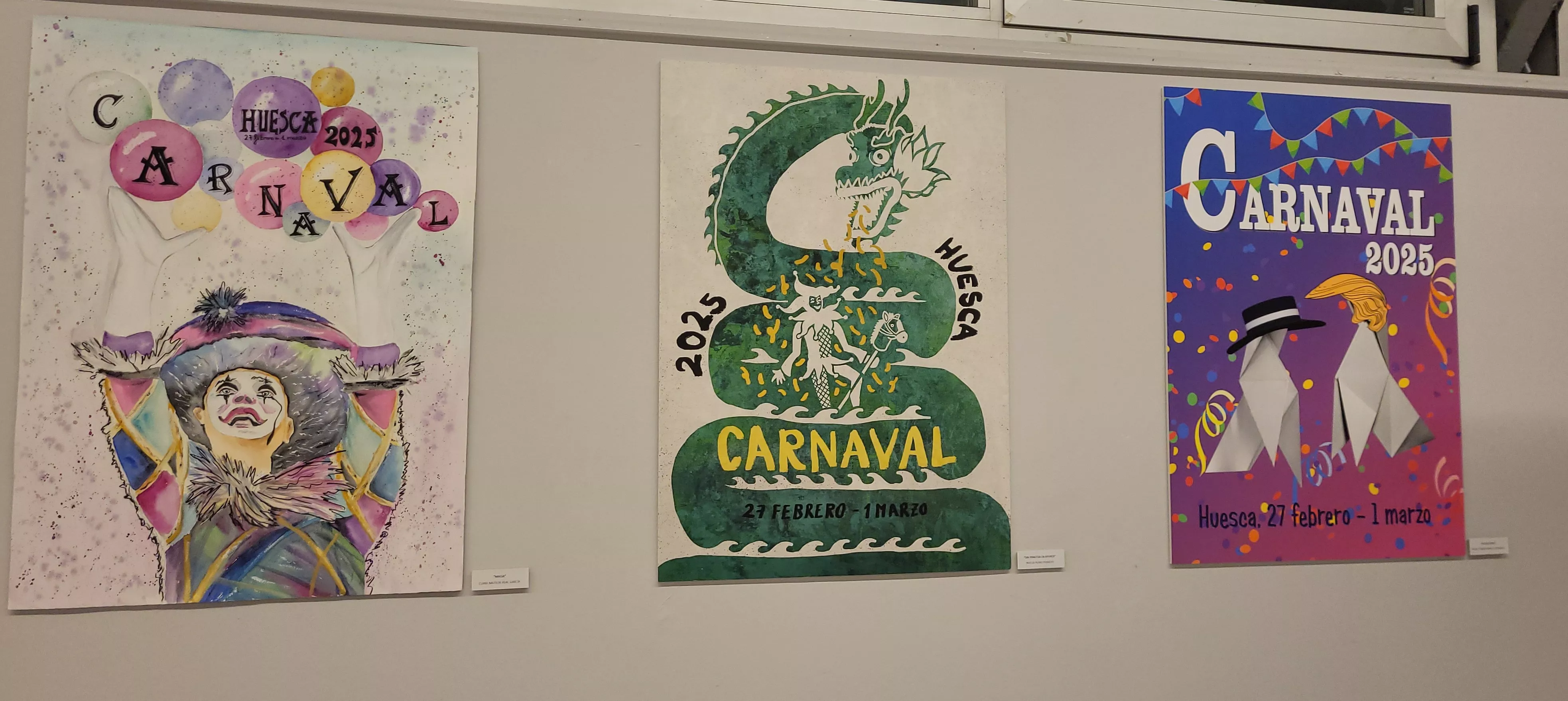 Entrega del premios del concurso del cartel de Carnaval de Huesca y apertura de la exposición. Foto Mercedes Manterola