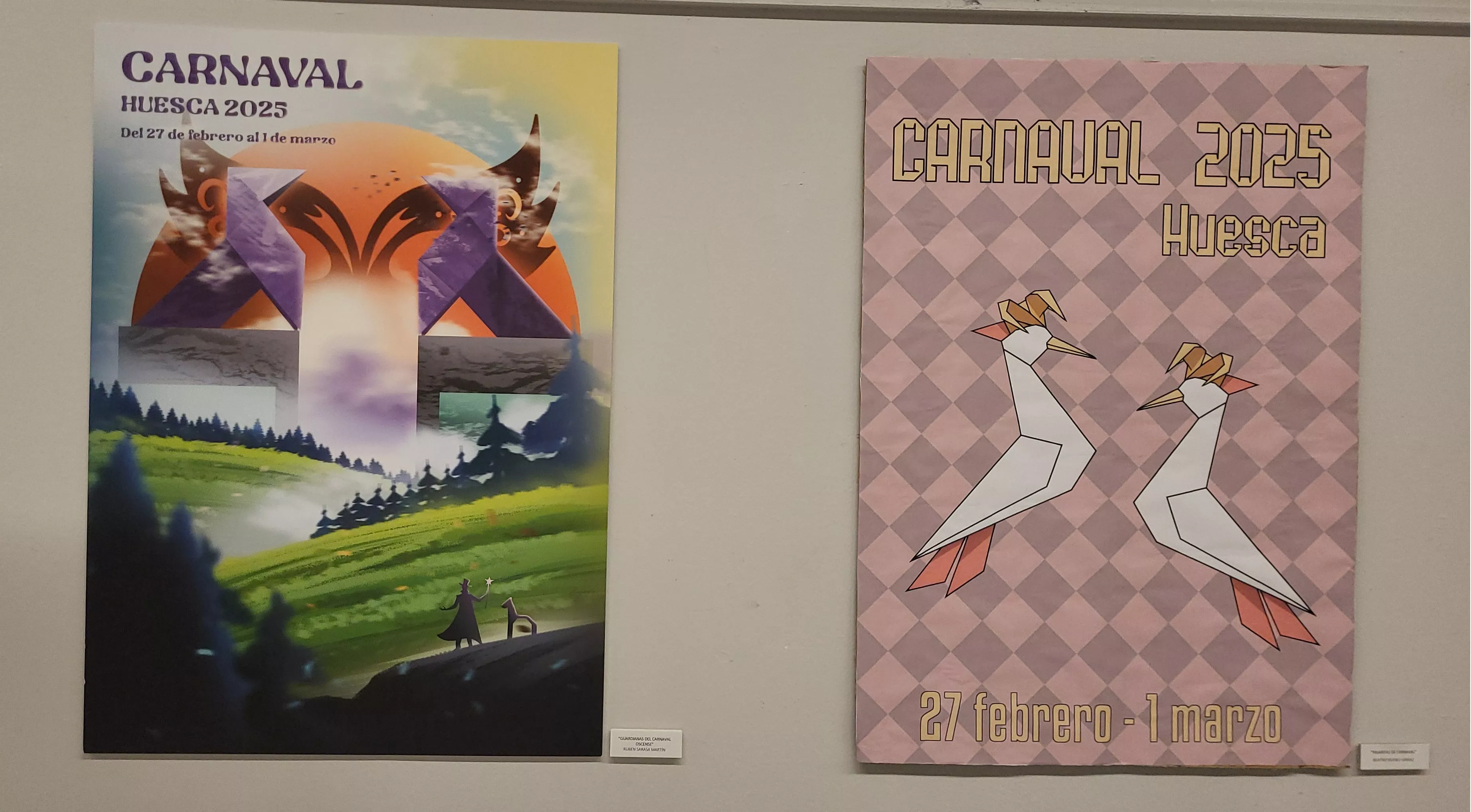 Entrega del premios del concurso del cartel de Carnaval de Huesca y apertura de la exposición. Foto Mercedes Manterola