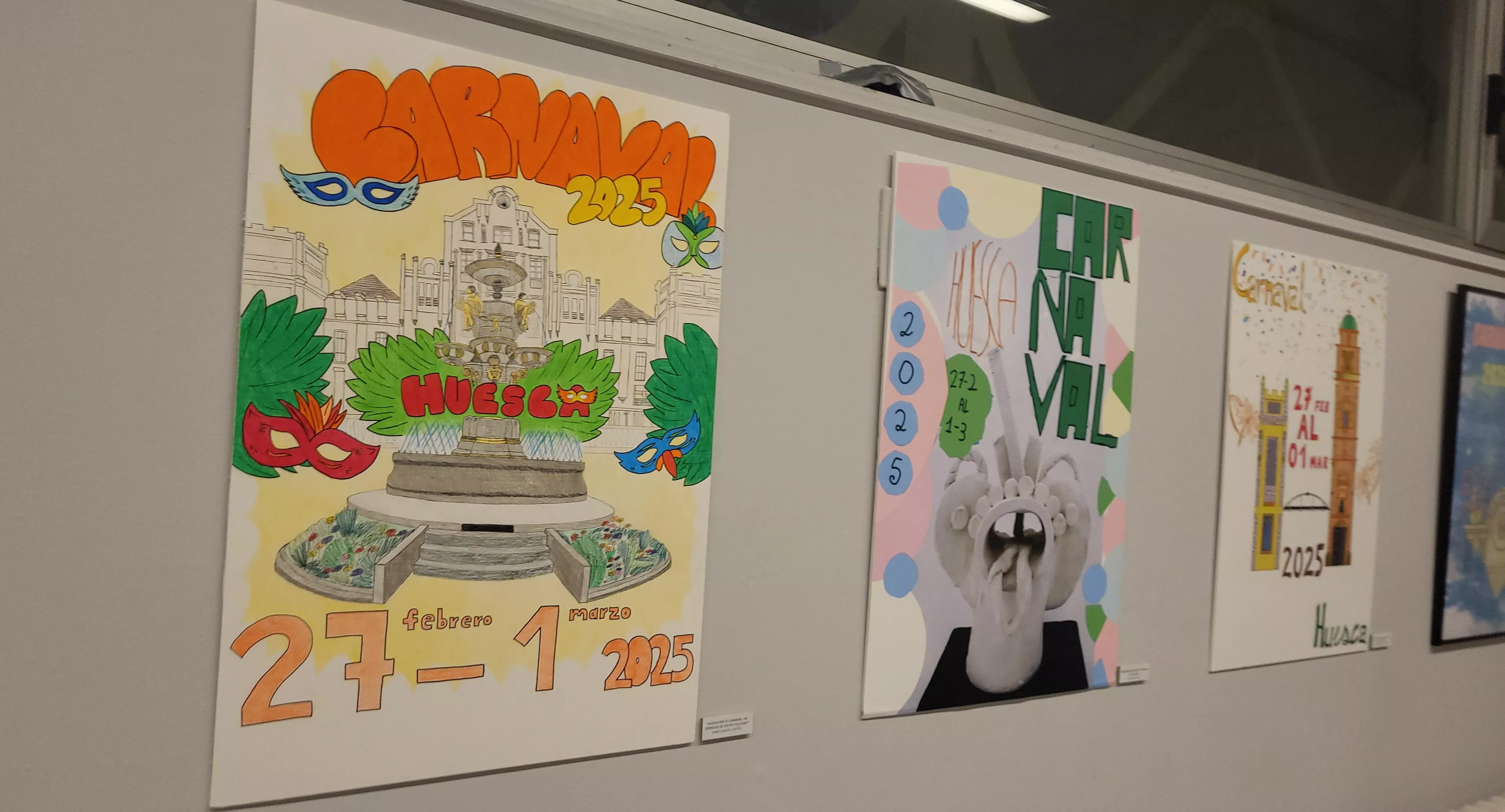 Entrega del premios del concurso del cartel de Carnaval de Huesca y apertura de la exposición. Foto Mercedes Manterola