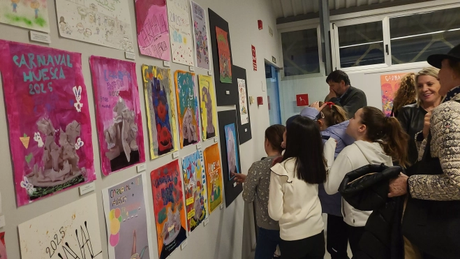 Obras del concurso infantil.