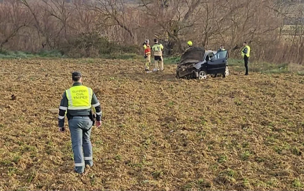 Fallece un vecino de Barbastro en un accidente de circulación en Ilche.