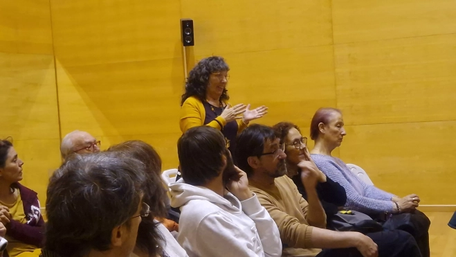 La sesión fue muy participativa. Foto Myriam Martínez La sesión fue muy participativa. Foto Myriam Martínez