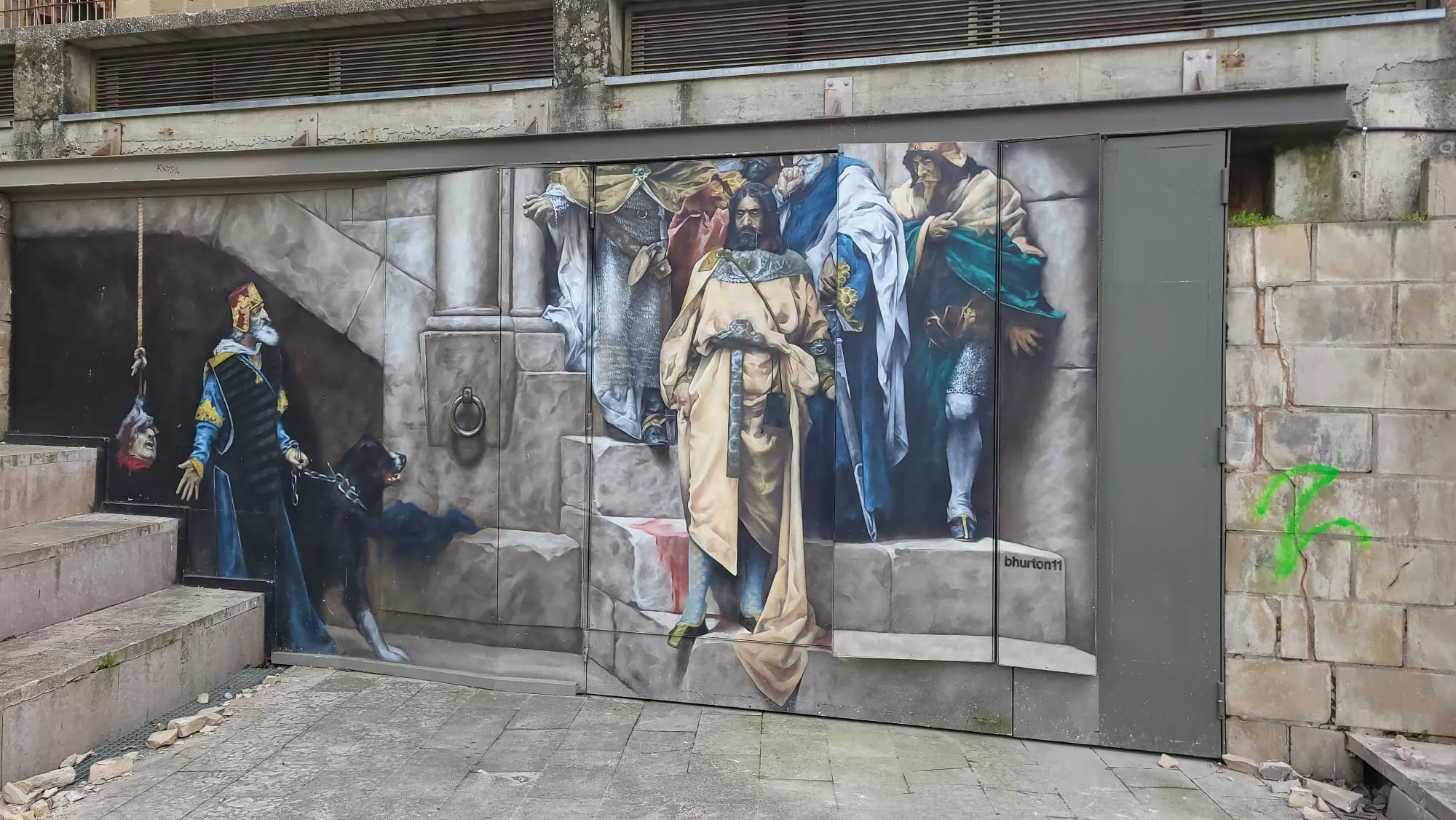 Desperfectos en la plaza General Alsina