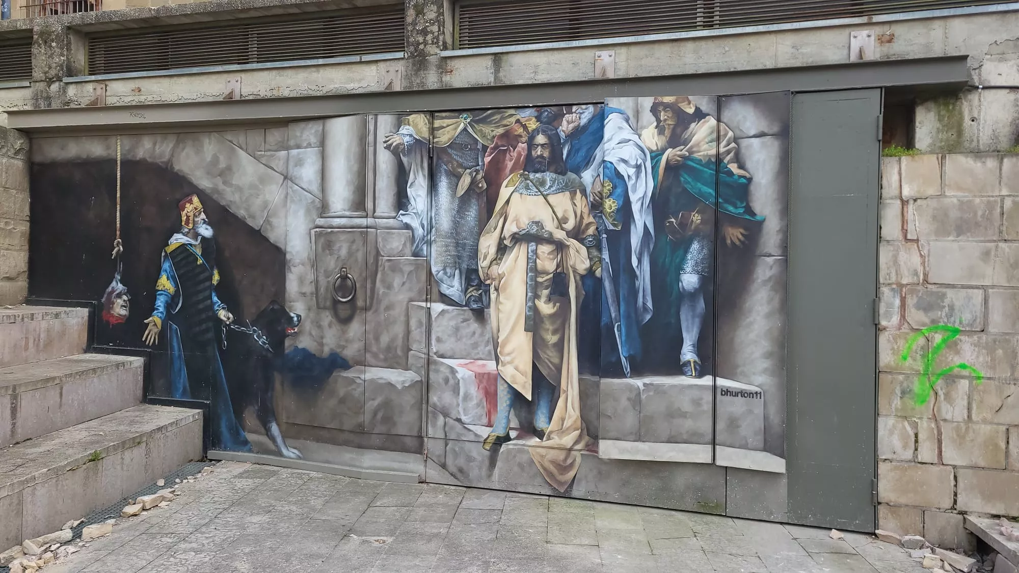 Desperfectos en la plaza General Alsina