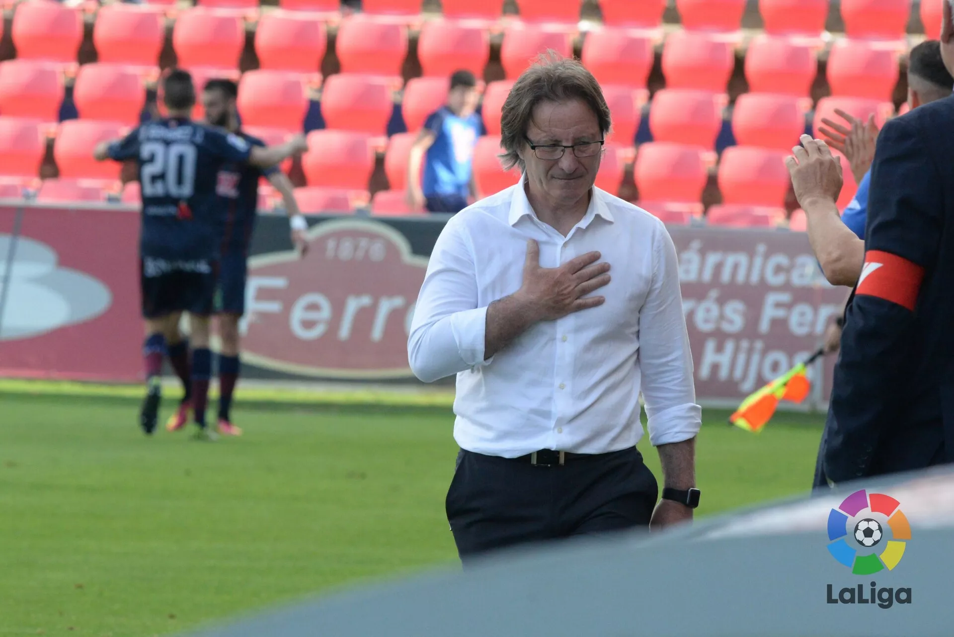 Anquela: "Ojalá me quite el récord Hidalgo porque a este Huesca nadie le ha regalado nada"