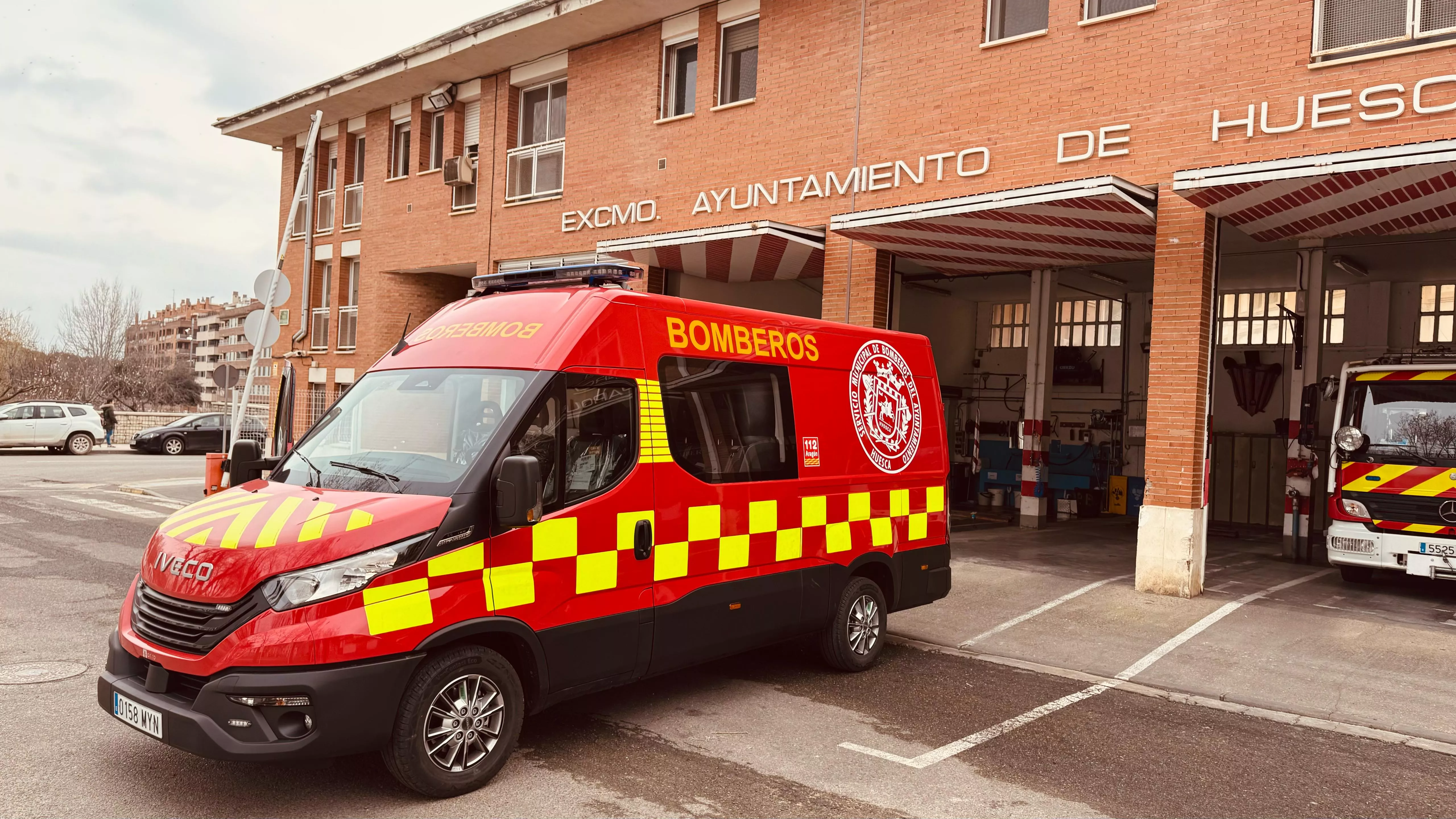Nuevo vehículo para el Servicio de Bomberos de Huesca.