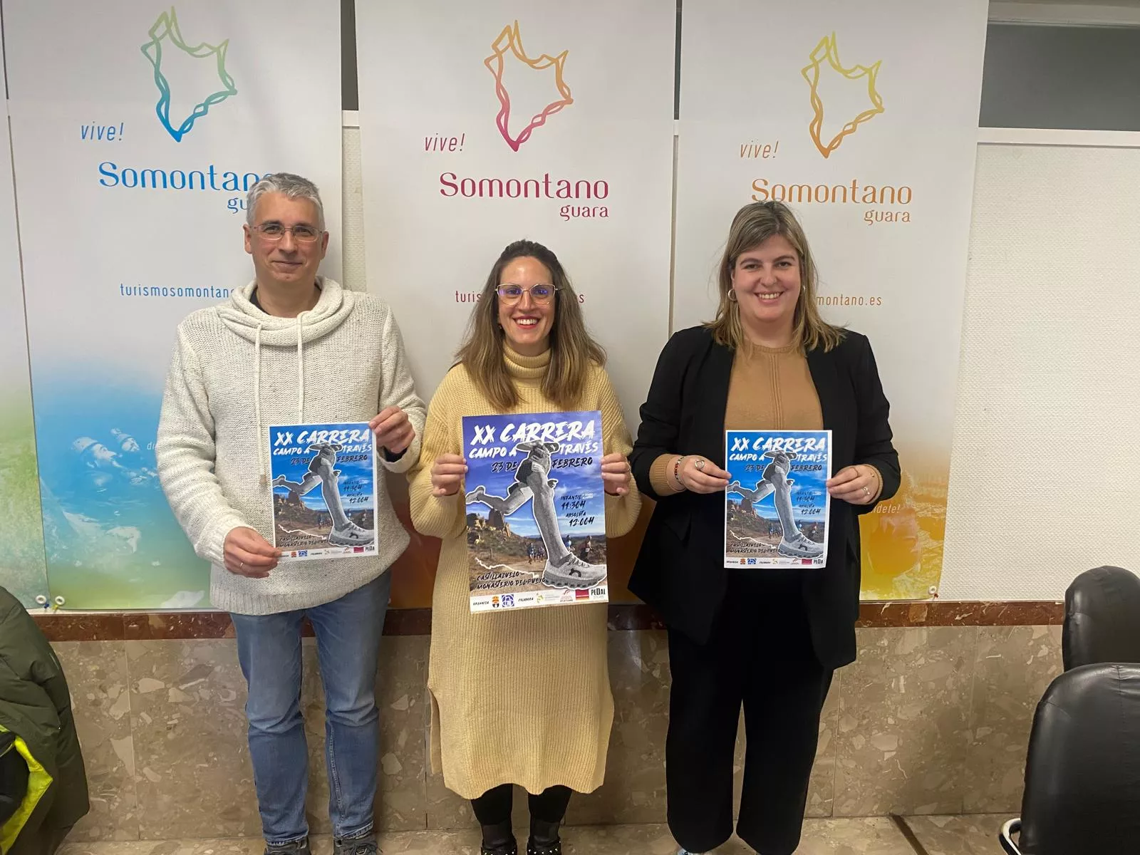 Imagen de la presentación de la carrera de Castillazuelo.