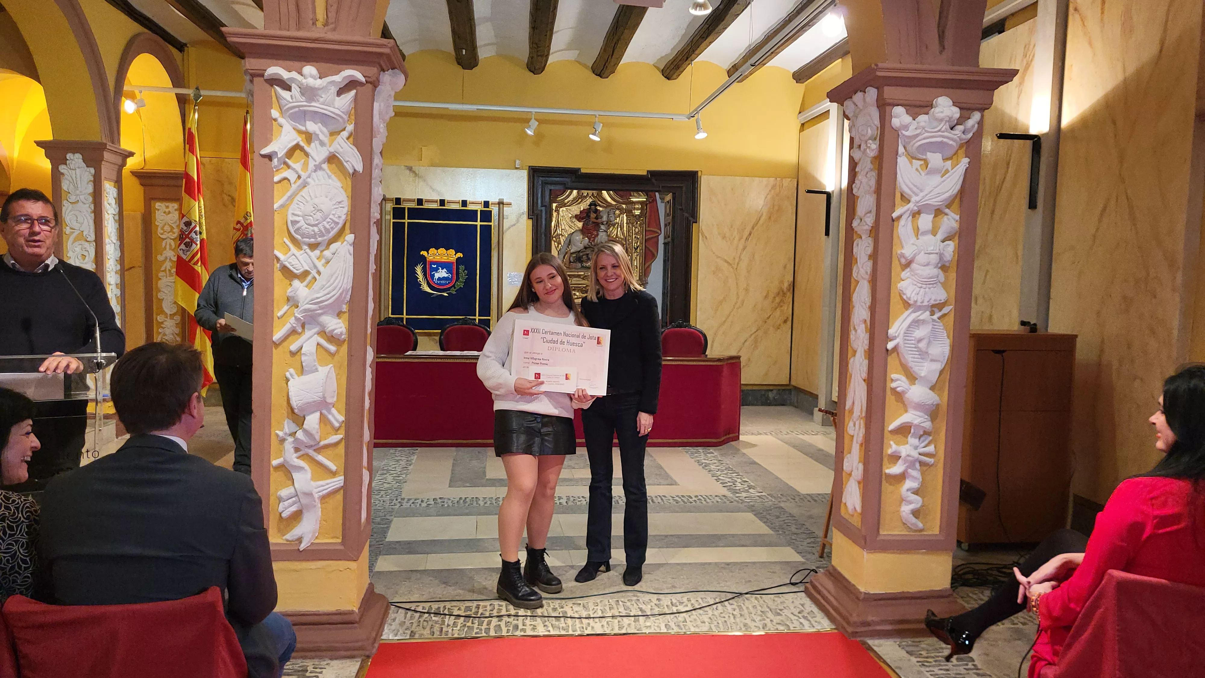 Entrega de premios del XXXII Certamen Nacional de Jota Ciudad de Huesca. Foto Mercedes Manterola