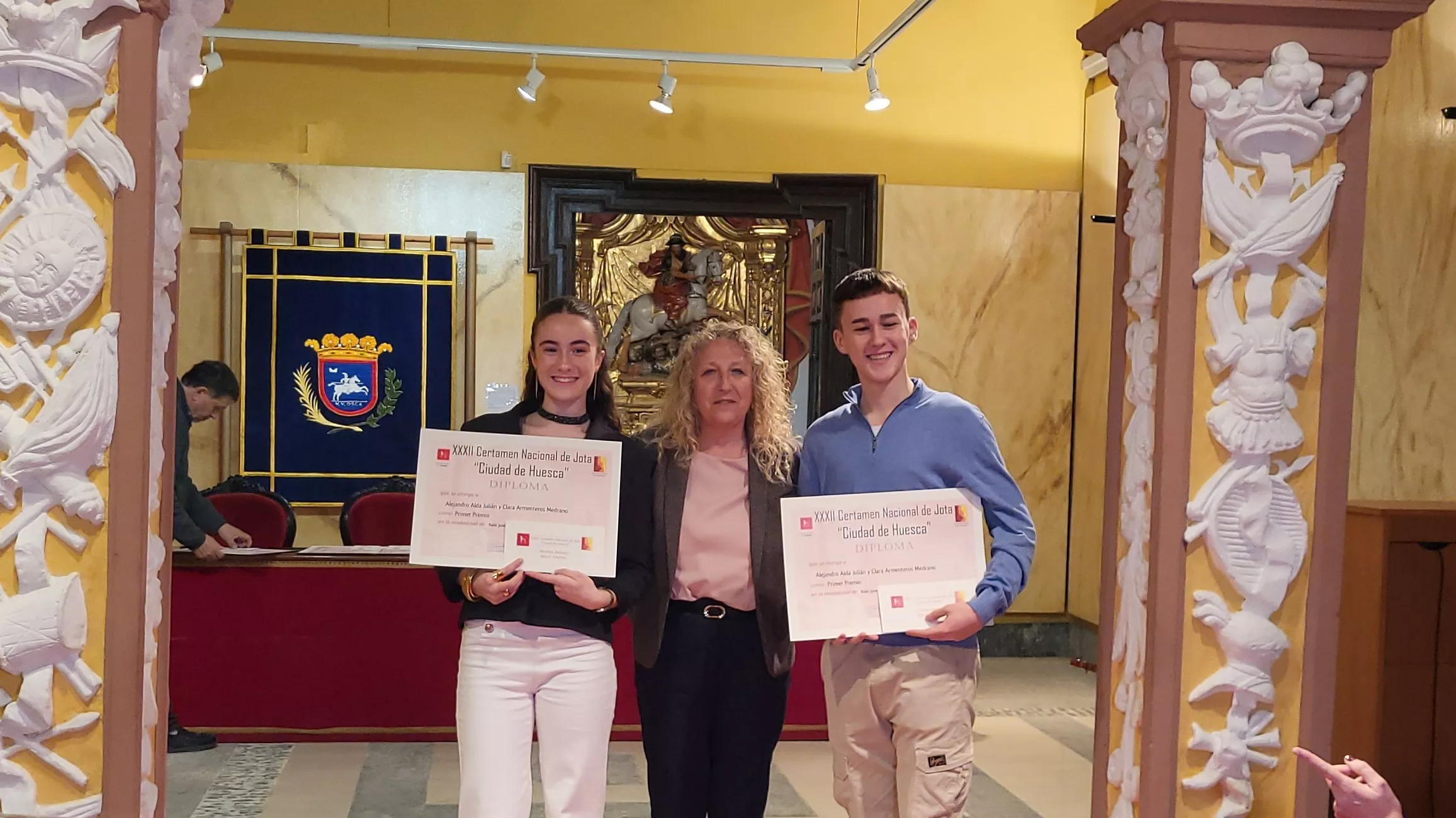 Entrega de premios del XXXII Certamen Nacional de Jota Ciudad de Huesca. Foto Mercedes Manterola