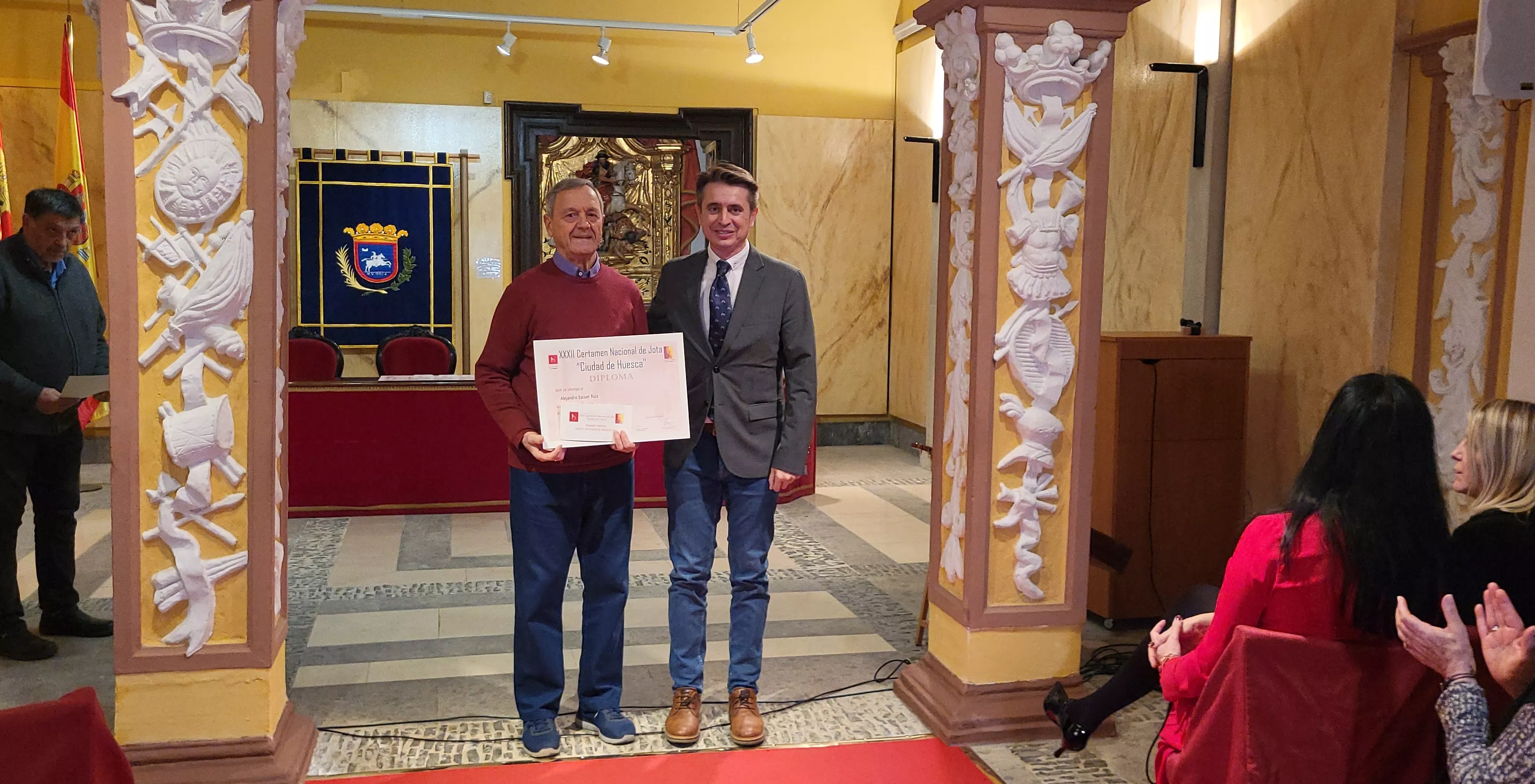 Entrega de premios del XXXII Certamen Nacional de Jota Ciudad de Huesca. Foto Mercedes Manterola