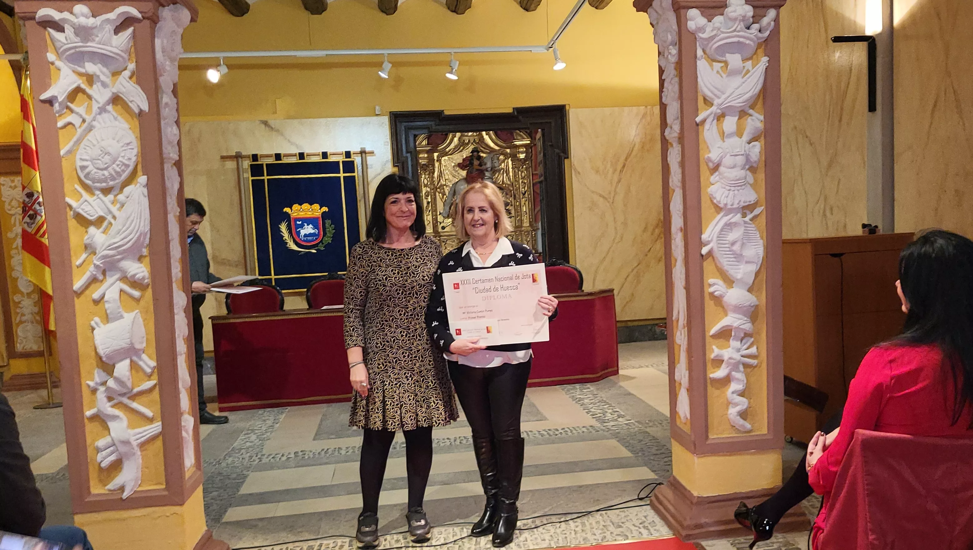 Entrega de premios del XXXII Certamen Nacional de Jota Ciudad de Huesca. Foto Mercedes Manterola