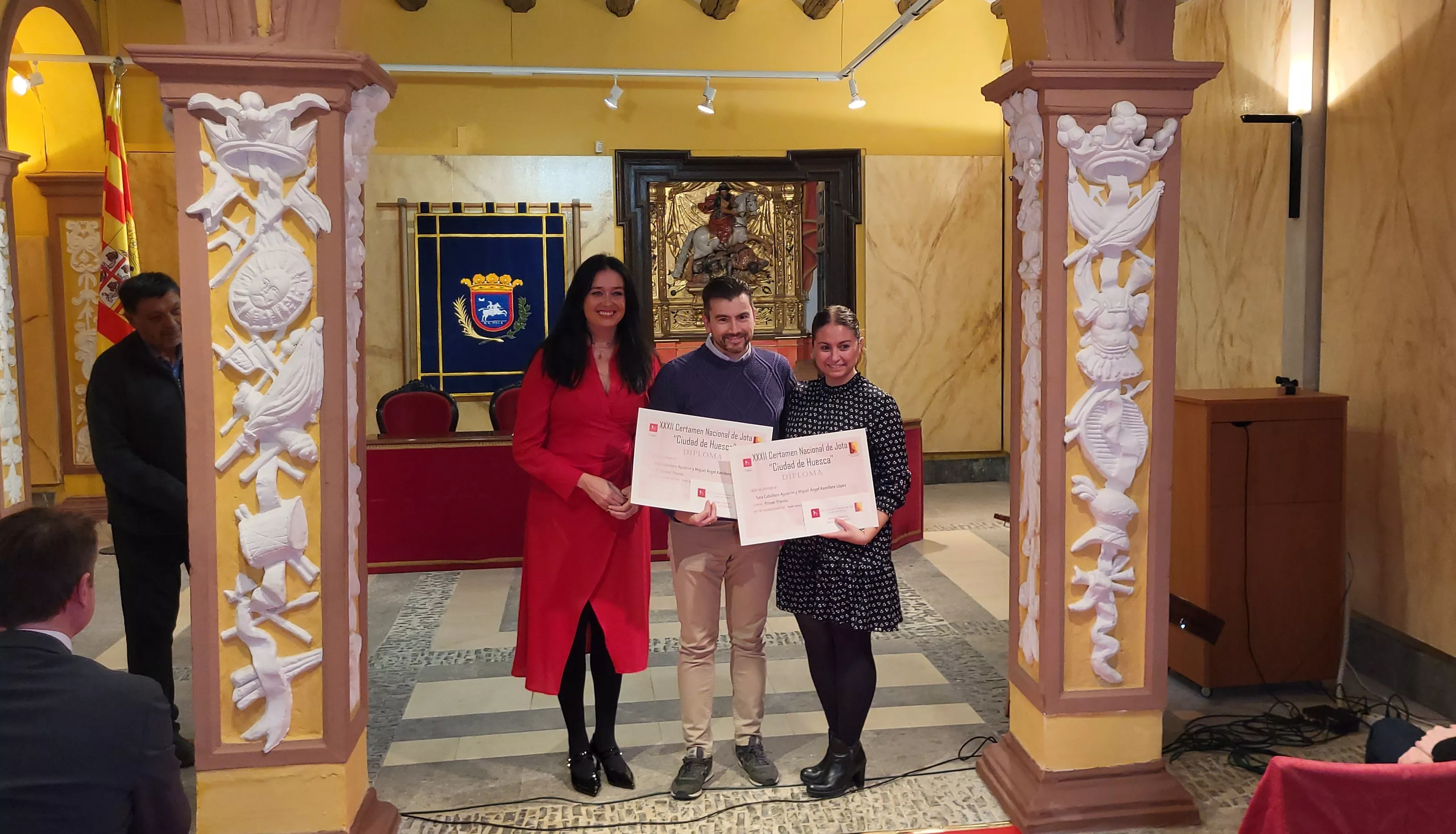 Entrega de premios del XXXII Certamen Nacional de Jota Ciudad de Huesca. Foto Mercedes Manterola