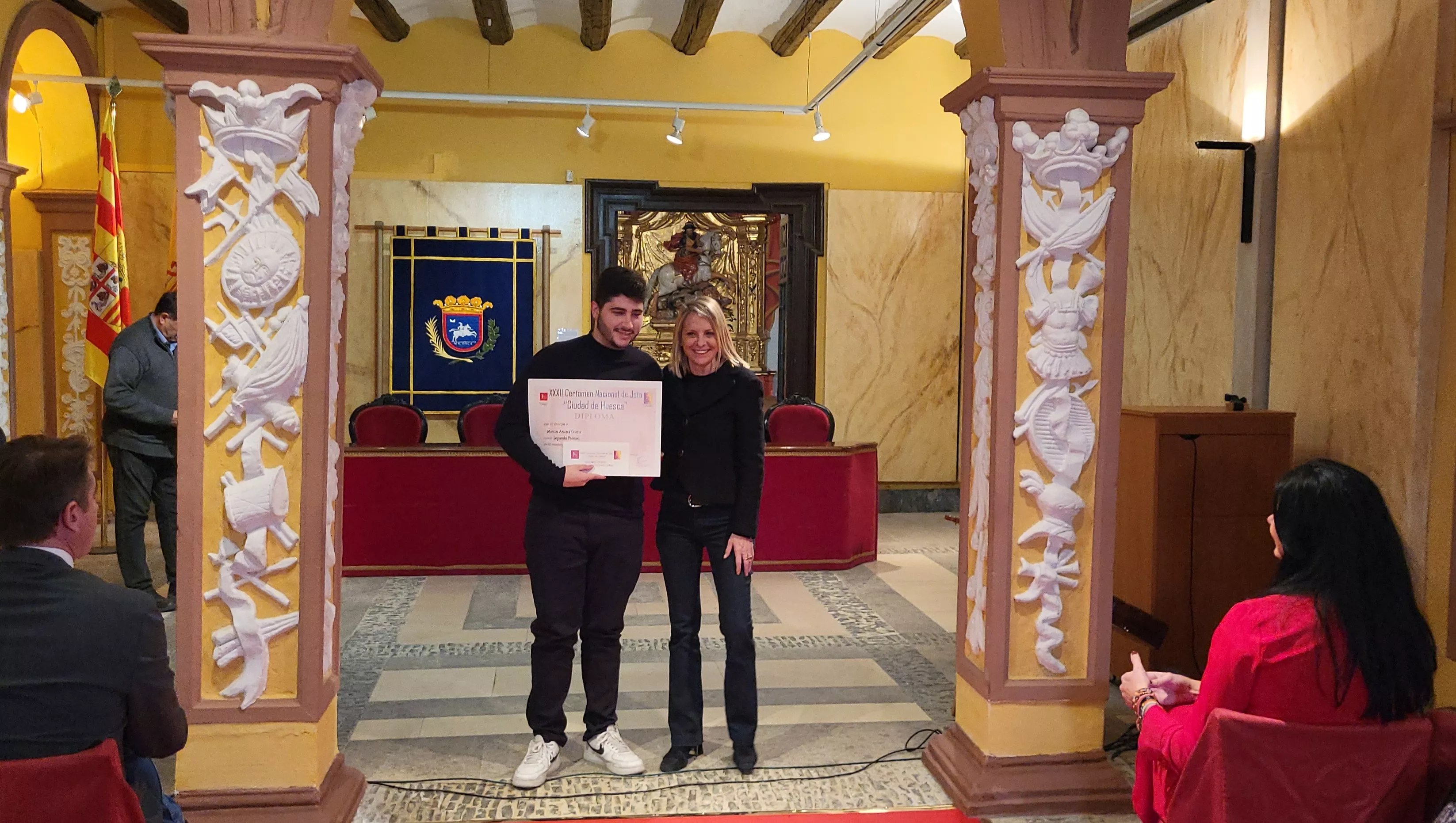 Entrega de premios del XXXII Certamen Nacional de Jota Ciudad de Huesca. Foto Mercedes Manterola