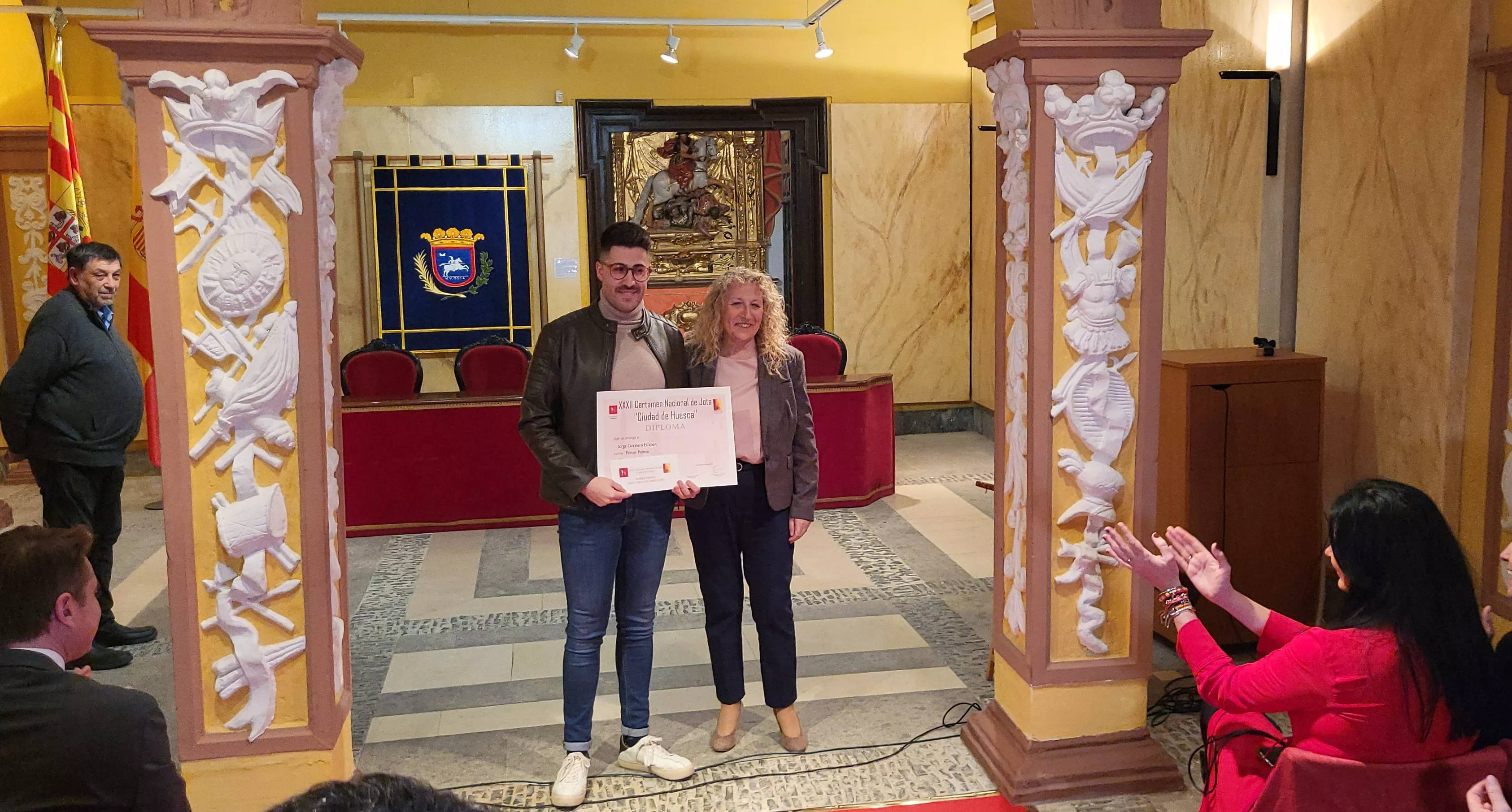 Entrega de premios del XXXII Certamen Nacional de Jota Ciudad de Huesca. Foto Mercedes Manterola