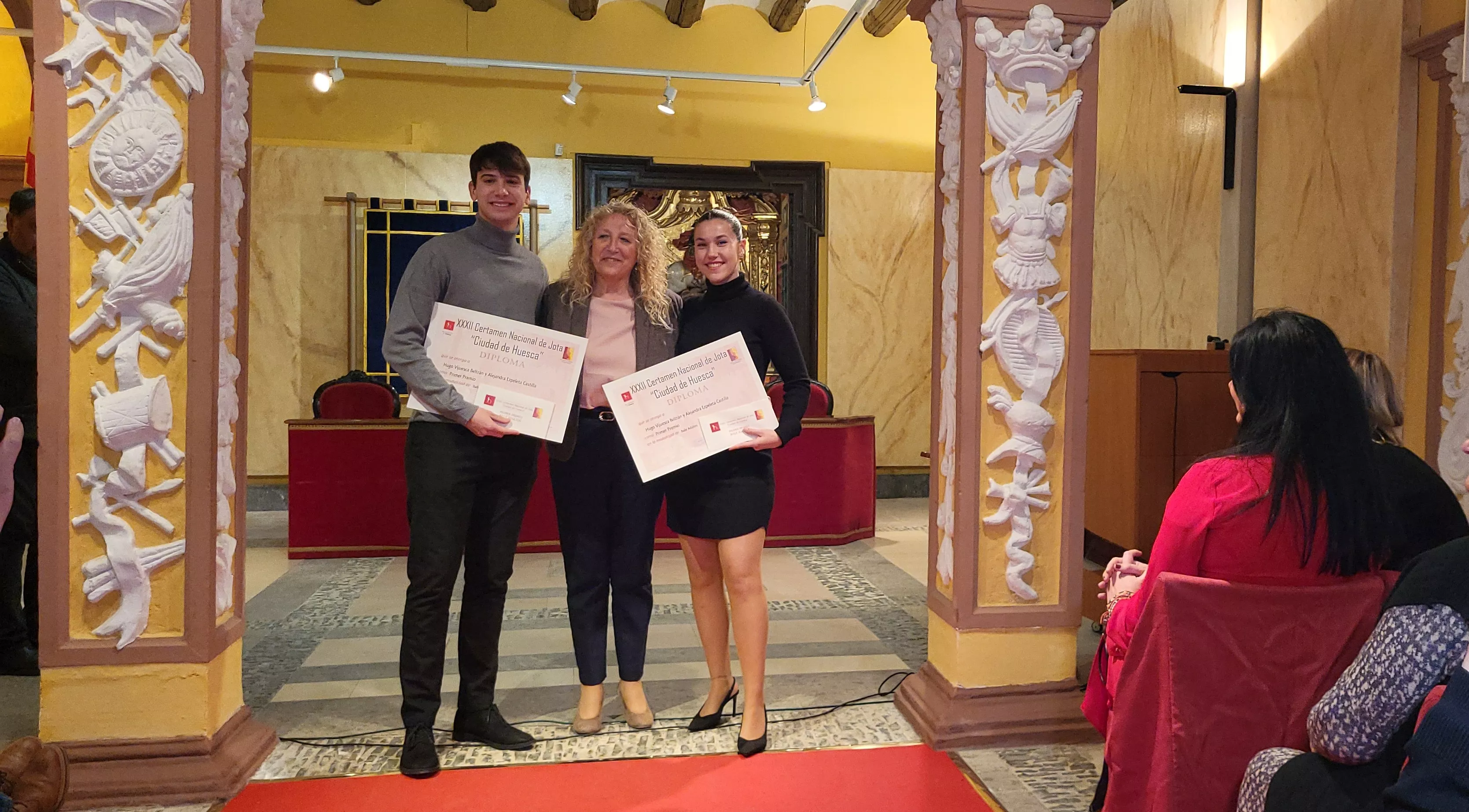 Entrega de premios del XXXII Certamen Nacional de Jota Ciudad de Huesca. Foto Mercedes Manterola