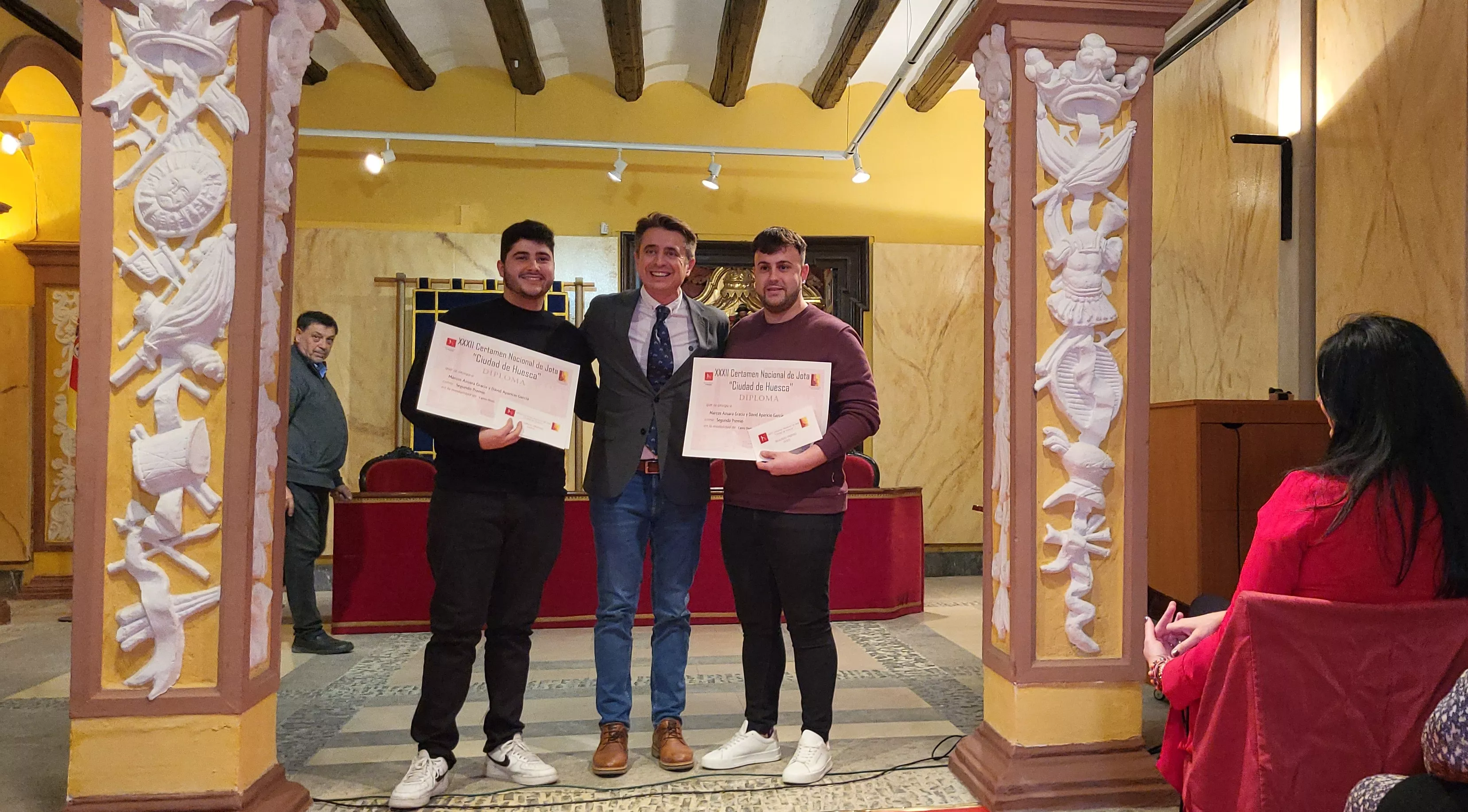 Entrega de premios del XXXII Certamen Nacional de Jota Ciudad de Huesca. Foto Mercedes Manterola