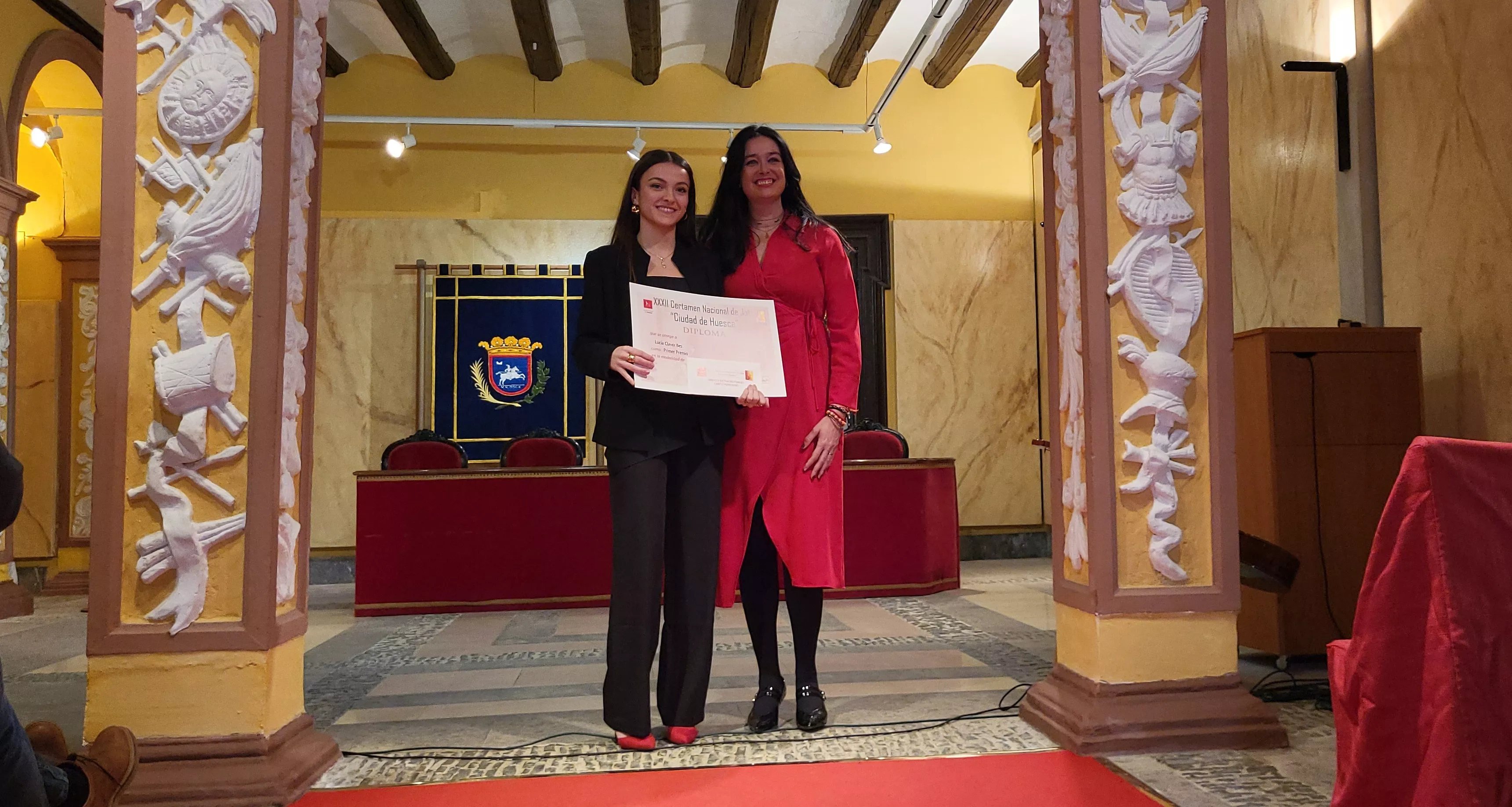Entrega de premios del XXXII Certamen Nacional de Jota Ciudad de Huesca. Foto Mercedes Manterola