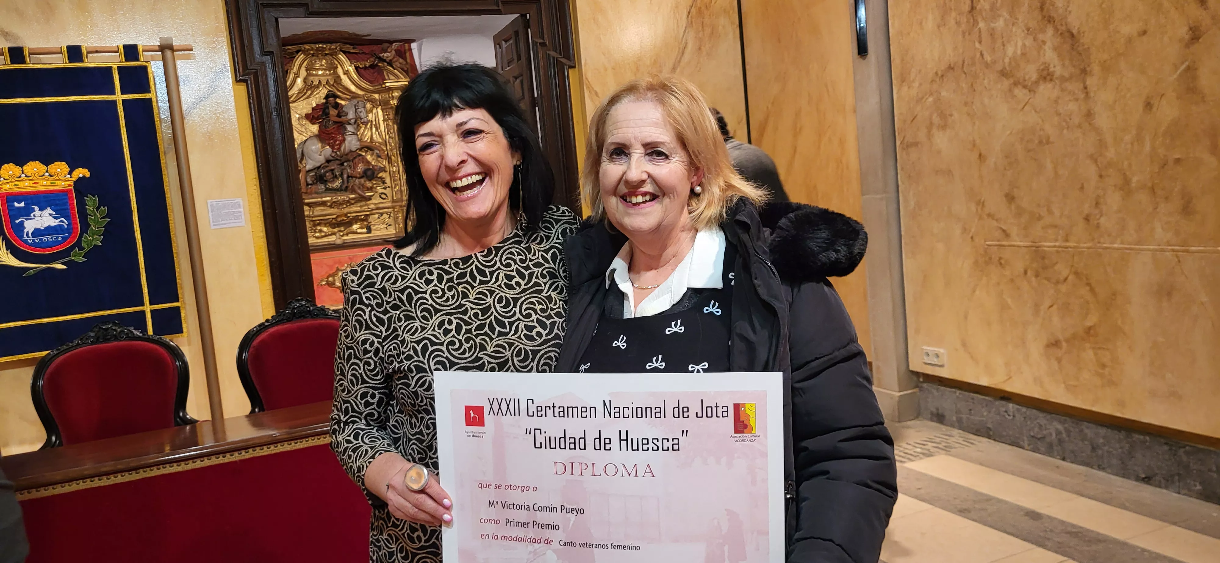 Entrega de premios del XXXII Certamen Nacional de Jota Ciudad de Huesca. Foto Mercedes Manterola