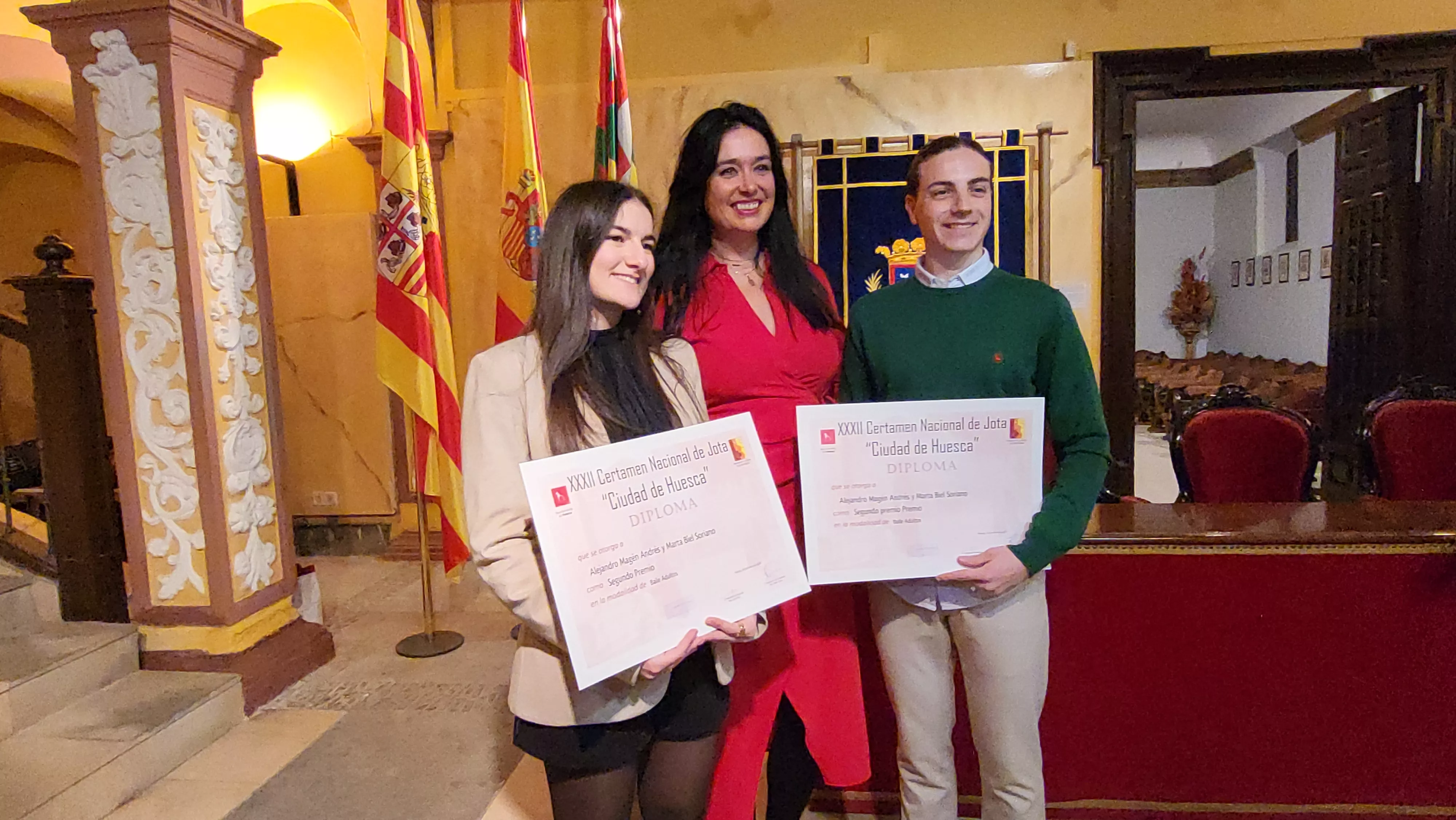 Entrega de premios del XXXII Certamen Nacional de Jota Ciudad de Huesca. Foto Mercedes Manterola