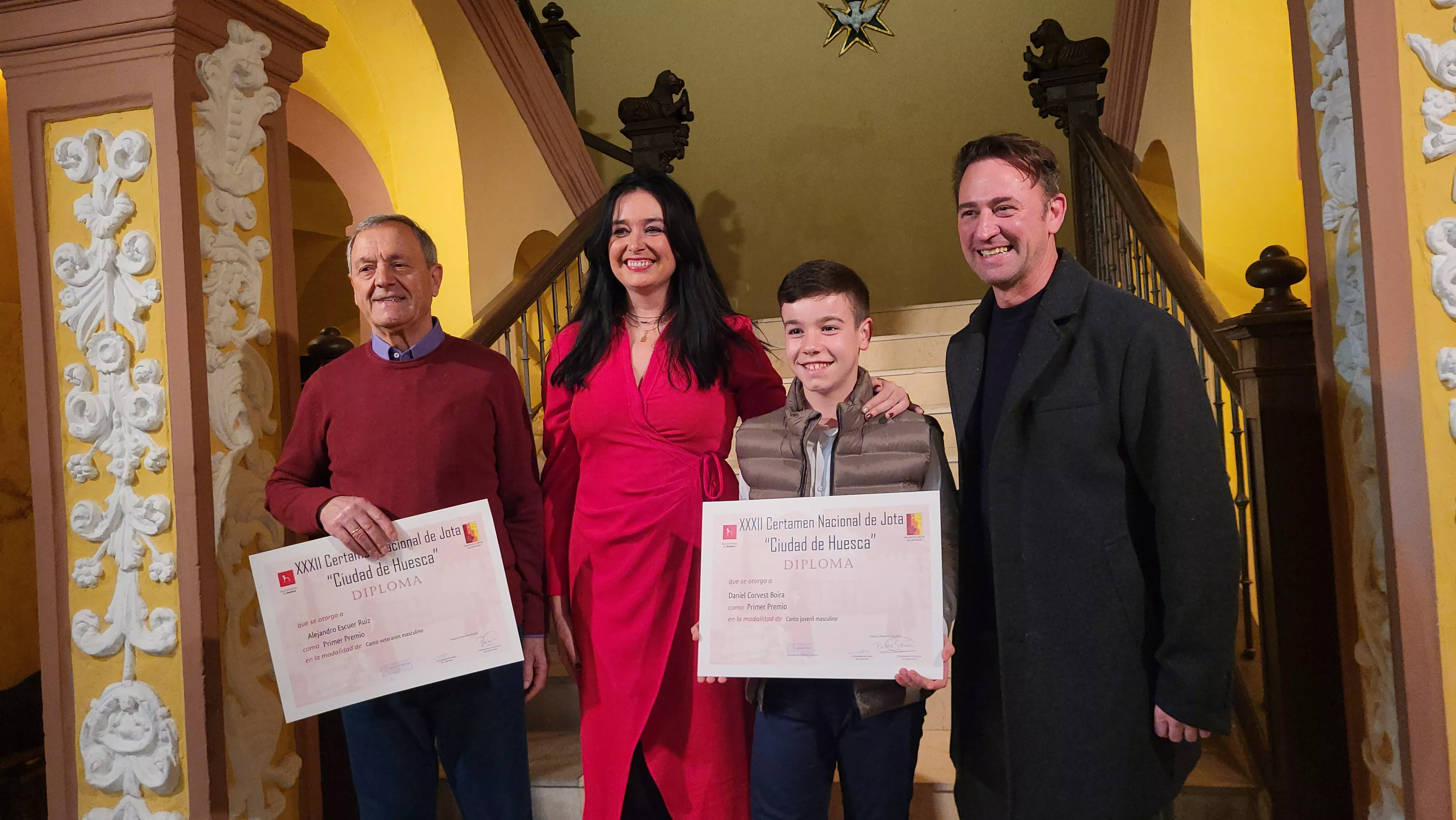 Entrega de premios del XXXII Certamen Nacional de Jota Ciudad de Huesca. Foto Mercedes Manterola