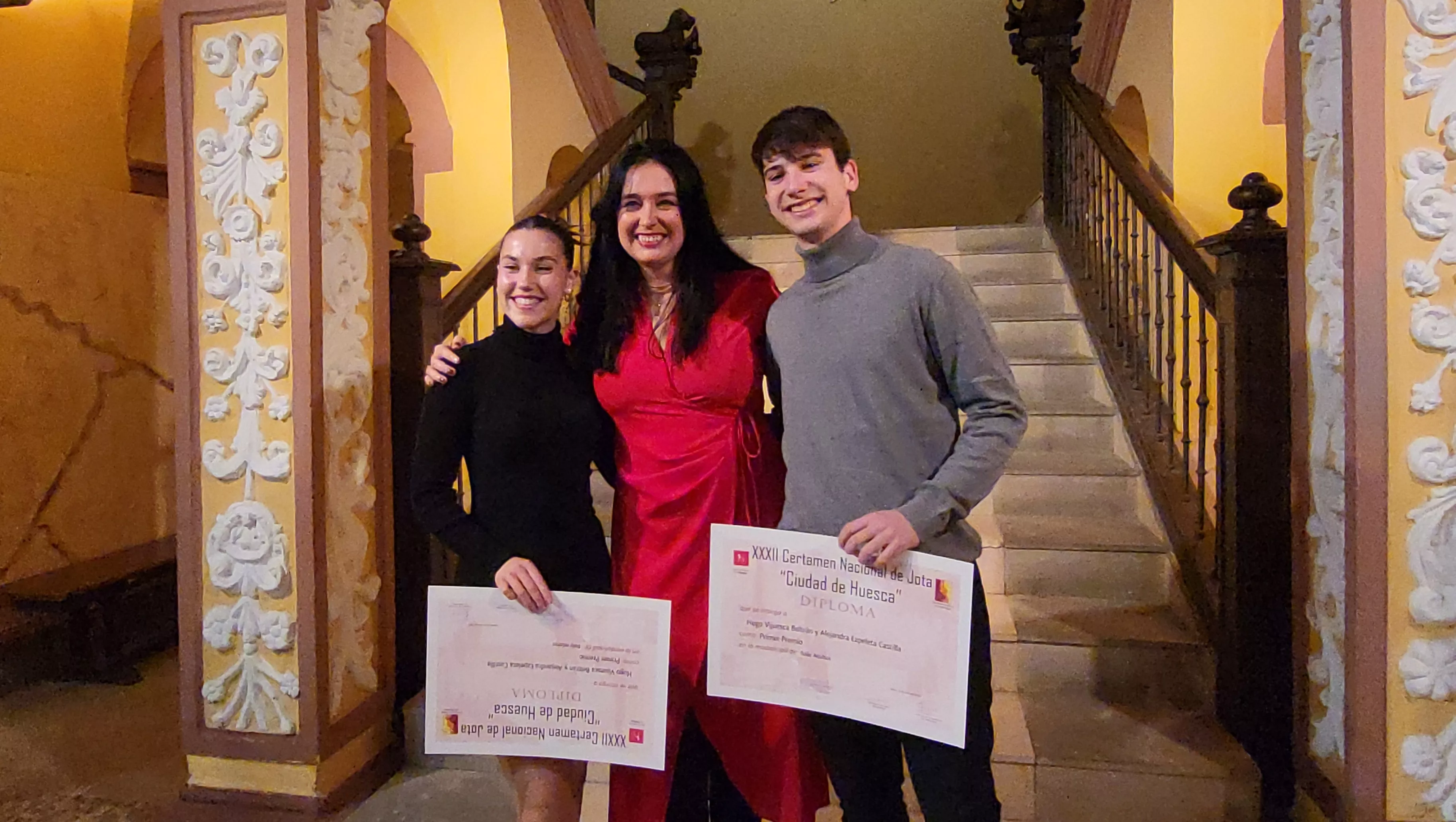 Entrega de premios del XXXII Certamen Nacional de Jota Ciudad de Huesca. Foto Mercedes Manterola