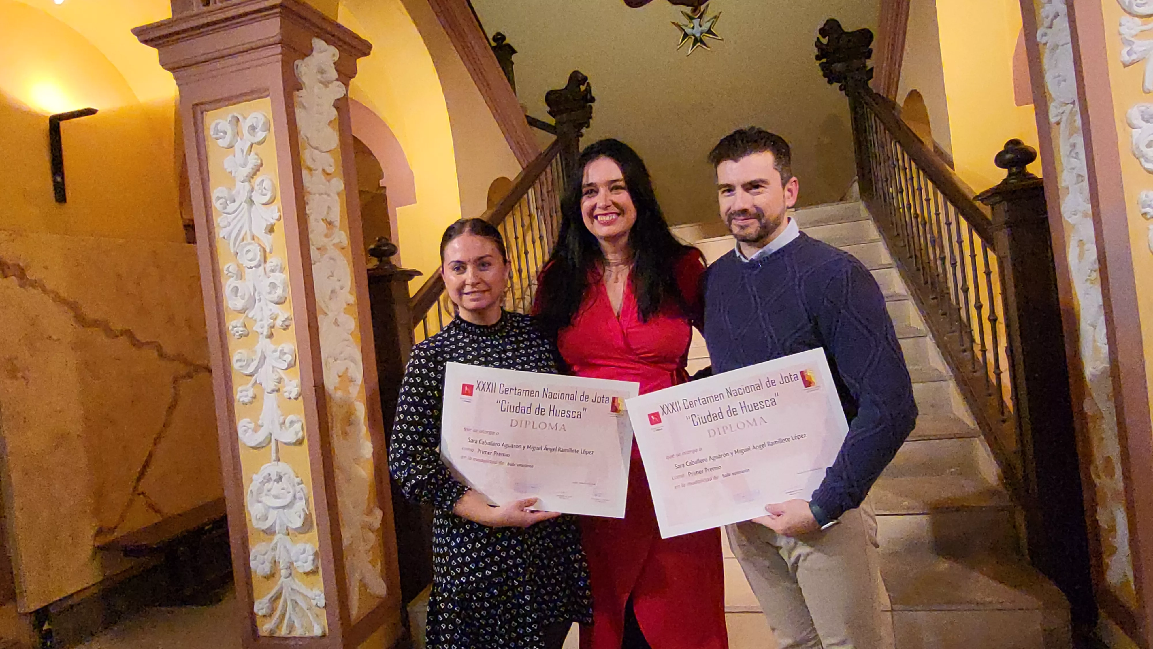 Entrega de premios del XXXII Certamen Nacional de Jota Ciudad de Huesca. Foto Mercedes Manterola