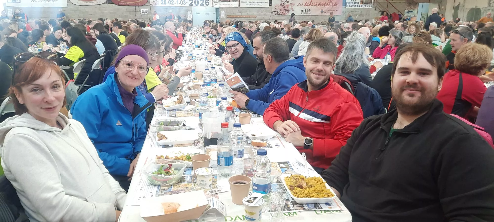 Jornada del sábado de la VIII Caminata en la Flor del Almendro de Ayerbe.