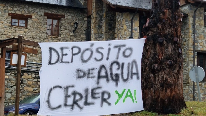 Reclamación del depósito de agua. Reclamación del depósito de agua.