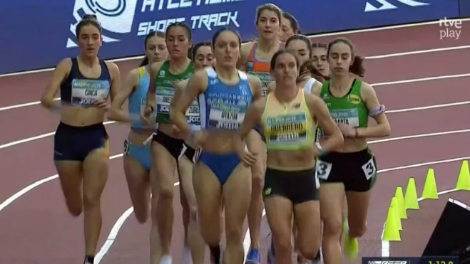 Sandra Labarta en el 1.500 Sandra Labarta en el 1.500