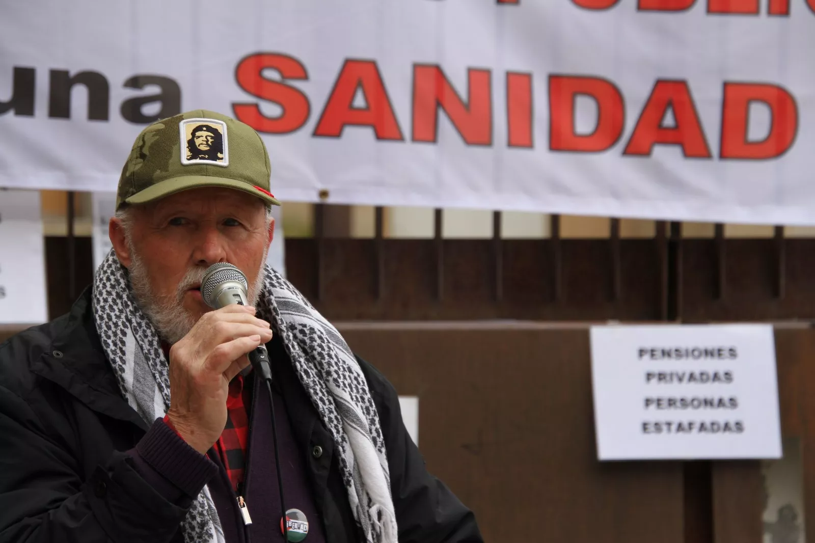 COESPE Aragón presentando en Monzón su decálogo reivindicativo del 2025. Foto Carlos Neofato