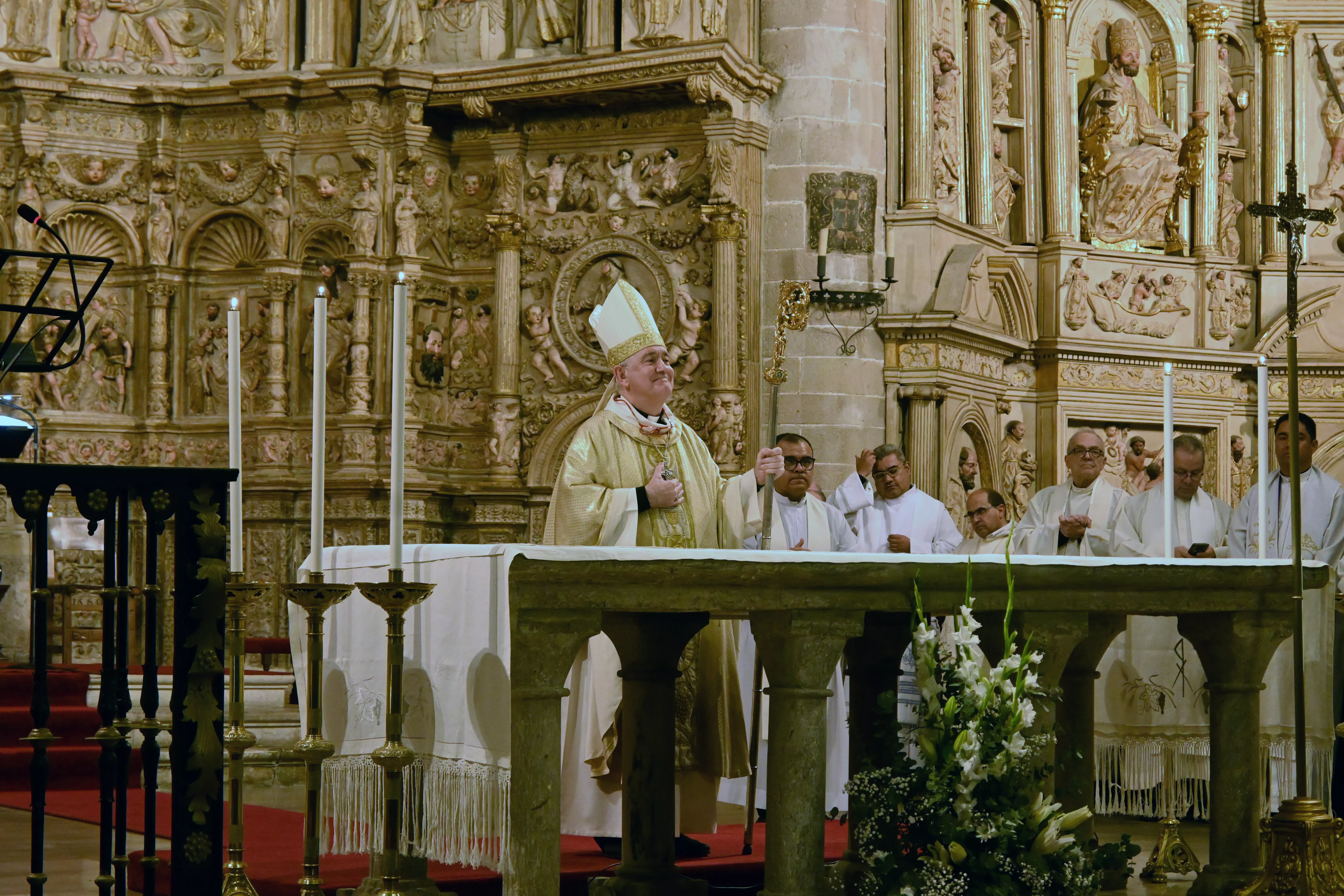 X Aniversario de monseñor Ángel Pérez Pueyo como obispo de Barbastro. Foto Carlos Jalle