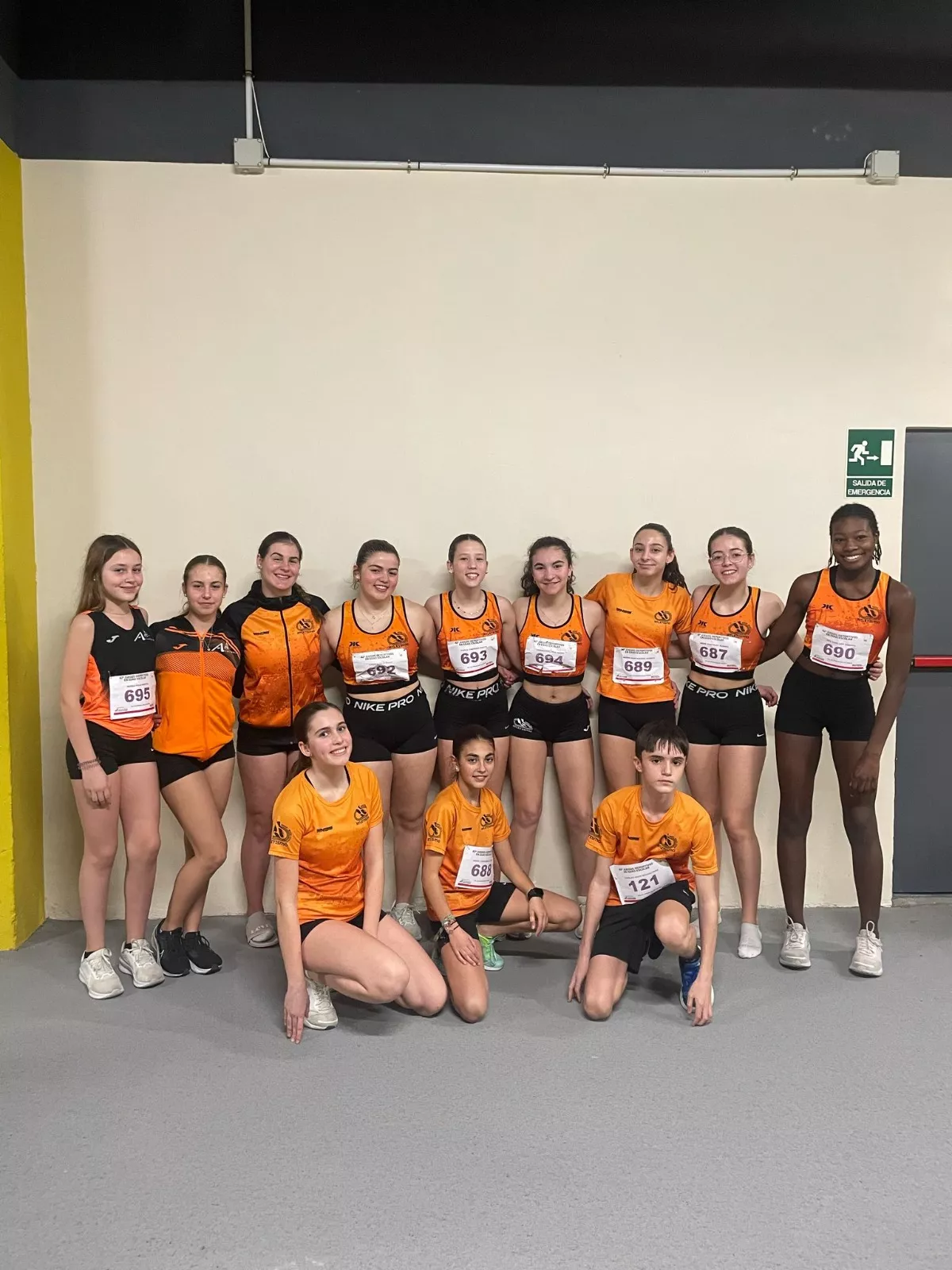 Atletas del CA Fraga Bajo Cinca