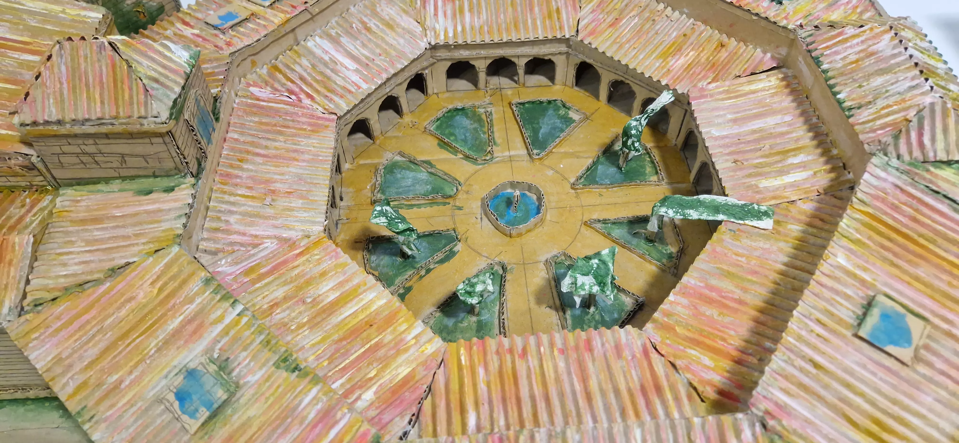 Exposición de maquetas de Alfredo Bautista Moreno en la Biblioteca Ramón J. Sender. Foto Myriam Martínez