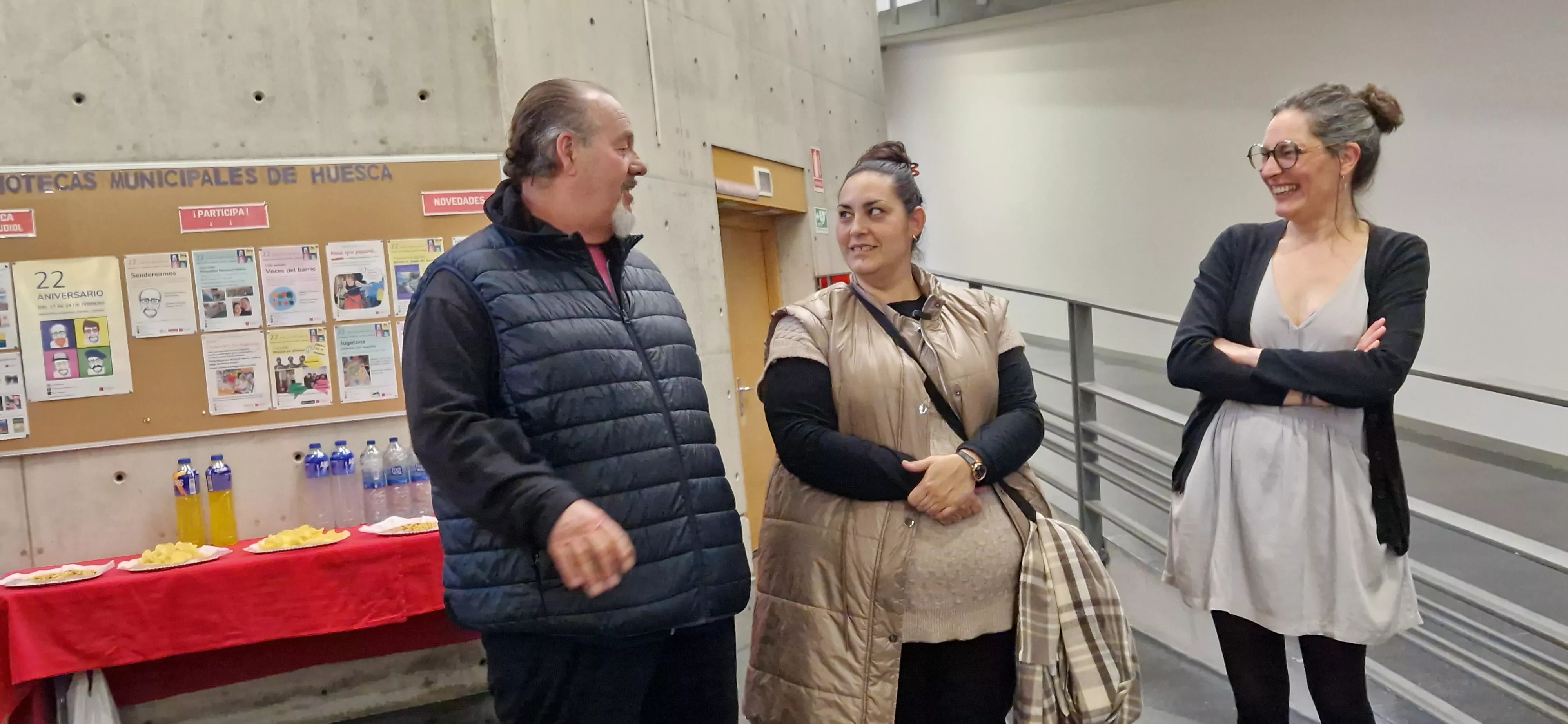 Inauguración de la exposición de maquetas de Alfredo Bautista Moreno en la Biblioteca Ramón J. Sender. Foto Myriam Martínez