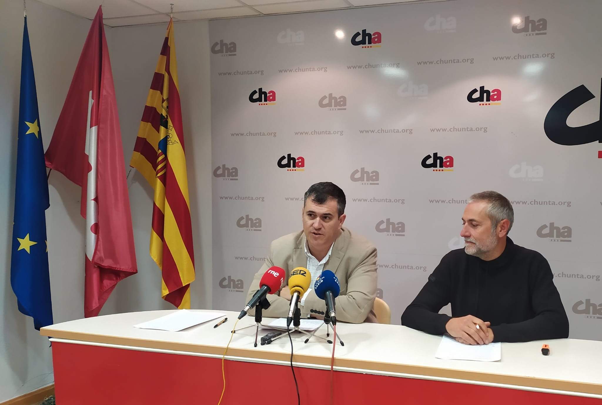 Joaquín Palacín y José Ramón Ceresuela han presentado las enmiendas registradas en el Senado