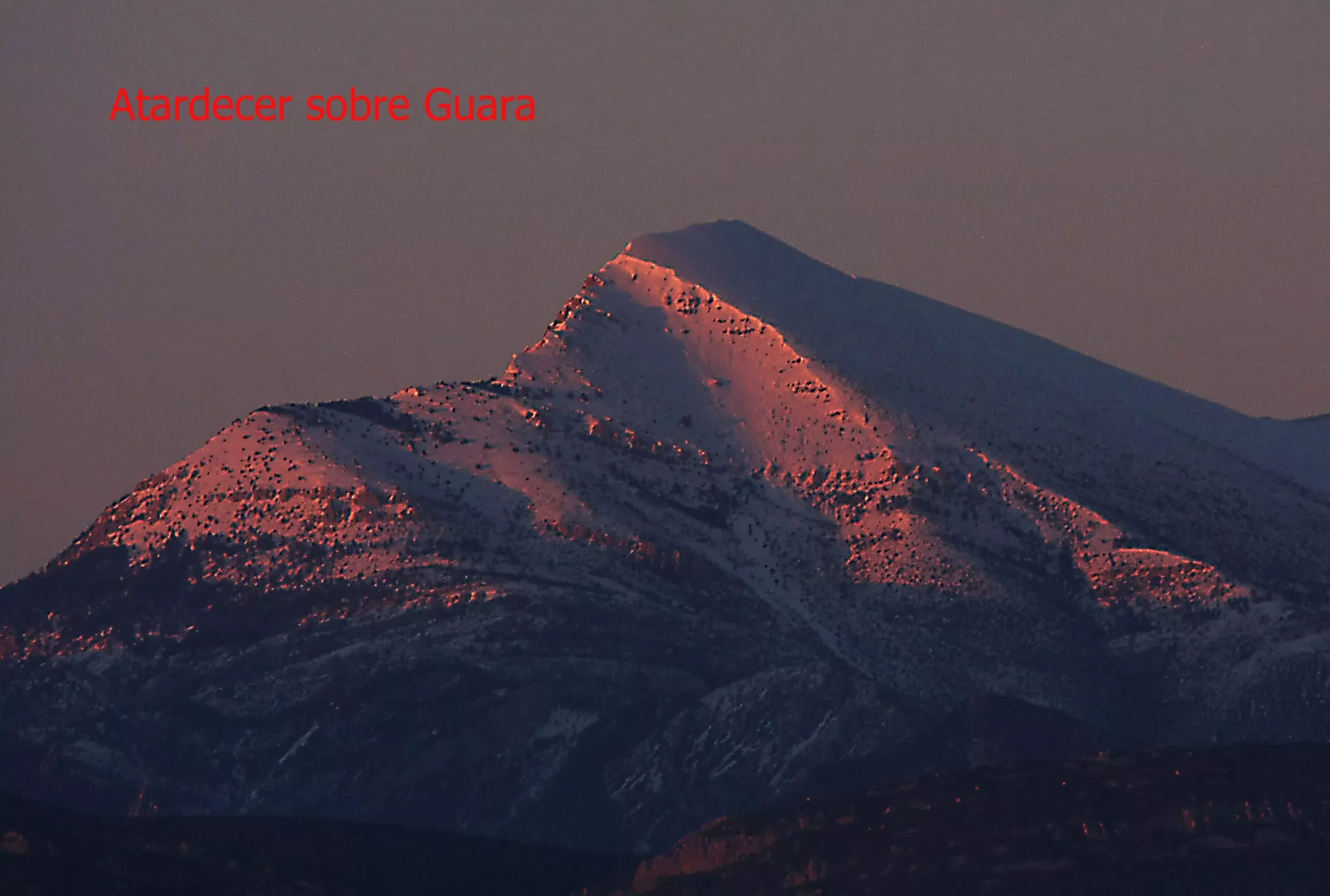 Imagen tomada por Antonio García Serrano en el Pirineo.