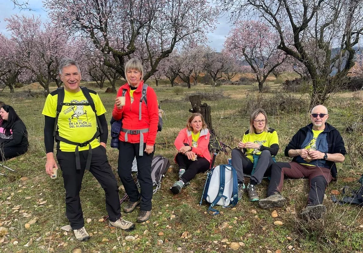 Jornada del domingo de la VIII Caminata en la Flor del Almendro de Ayerbe.