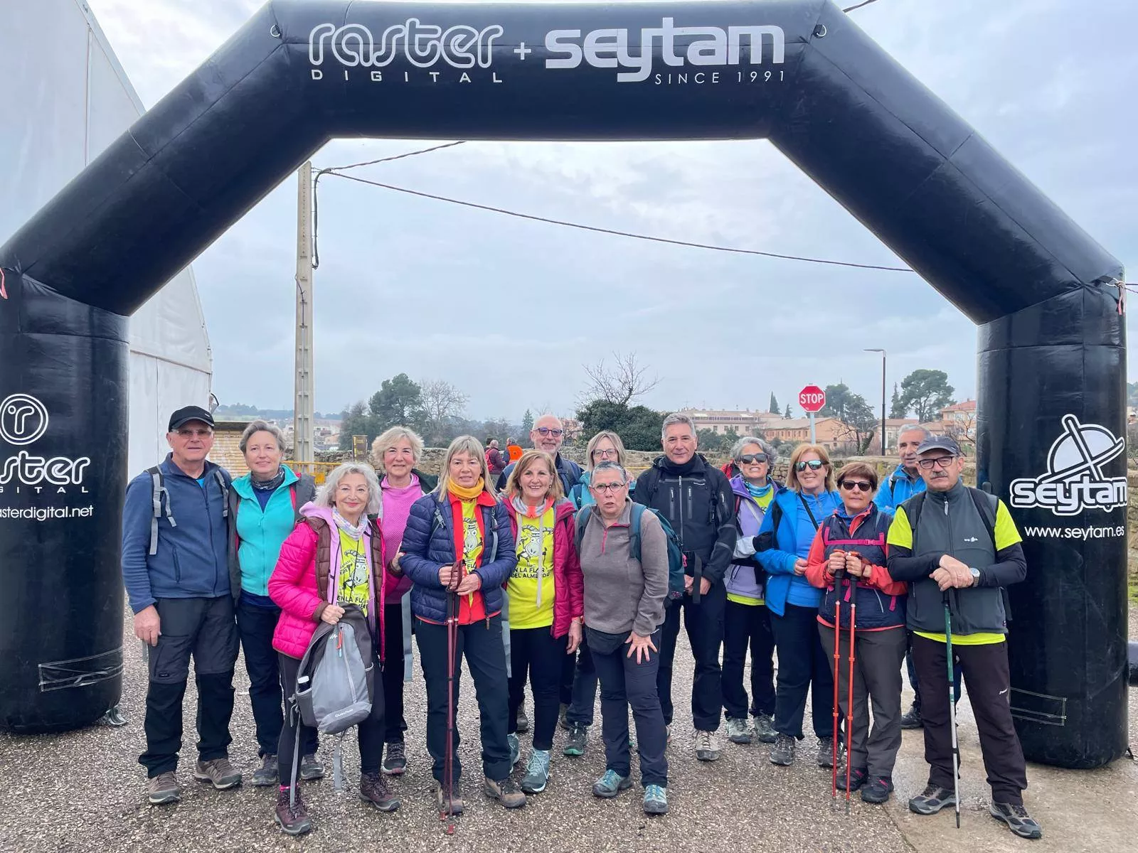 Jornada del domingo de la VIII Caminata en la Flor del Almendro de Ayerbe.