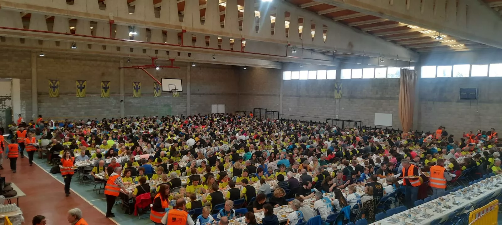 Jornada del domingo de la VIII Caminata en la Flor del Almendro de Ayerbe.