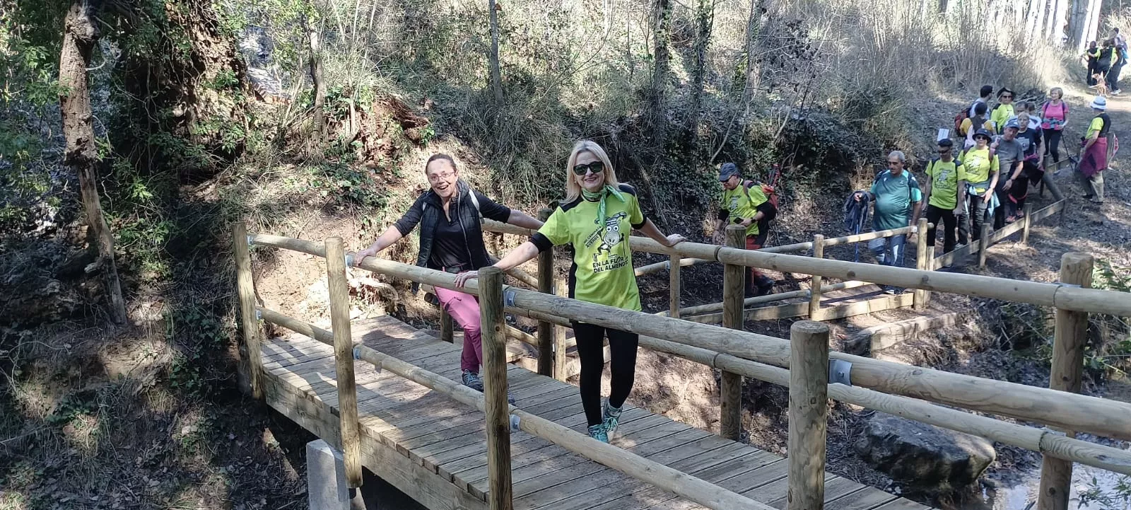Jornada del domingo de la VIII Caminata en la Flor del Almendro de Ayerbe.