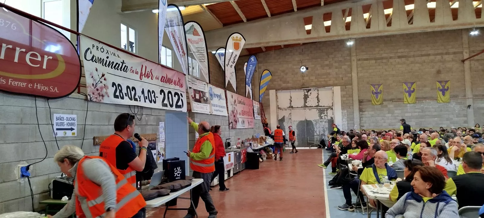 Jornada del domingo de la VIII Caminata en la Flor del Almendro de Ayerbe.